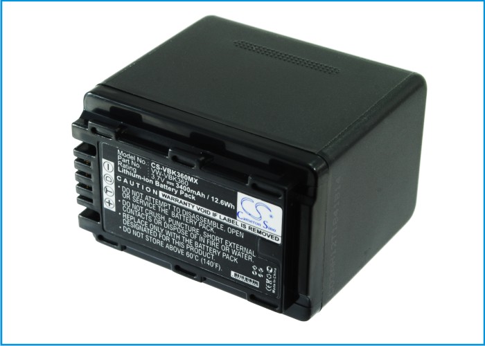 Акумулятор Panasonic HC-V10, HC-V100, HC-V100M, HC-V500, HC-V500M, HC-V700, HC-V700M, HDC-HS60K, HDC-SD40, HDC-SD60, HDC-SD60K, HDC-SD60S, HDC-TM55K, HDC-TM60, SDR-H85, SDR-H85A, SDR-H85K, SDR-H85S, SDR-S50, SDR-S50A, SDR-S50K, SDR-S50N, SDR-T50,