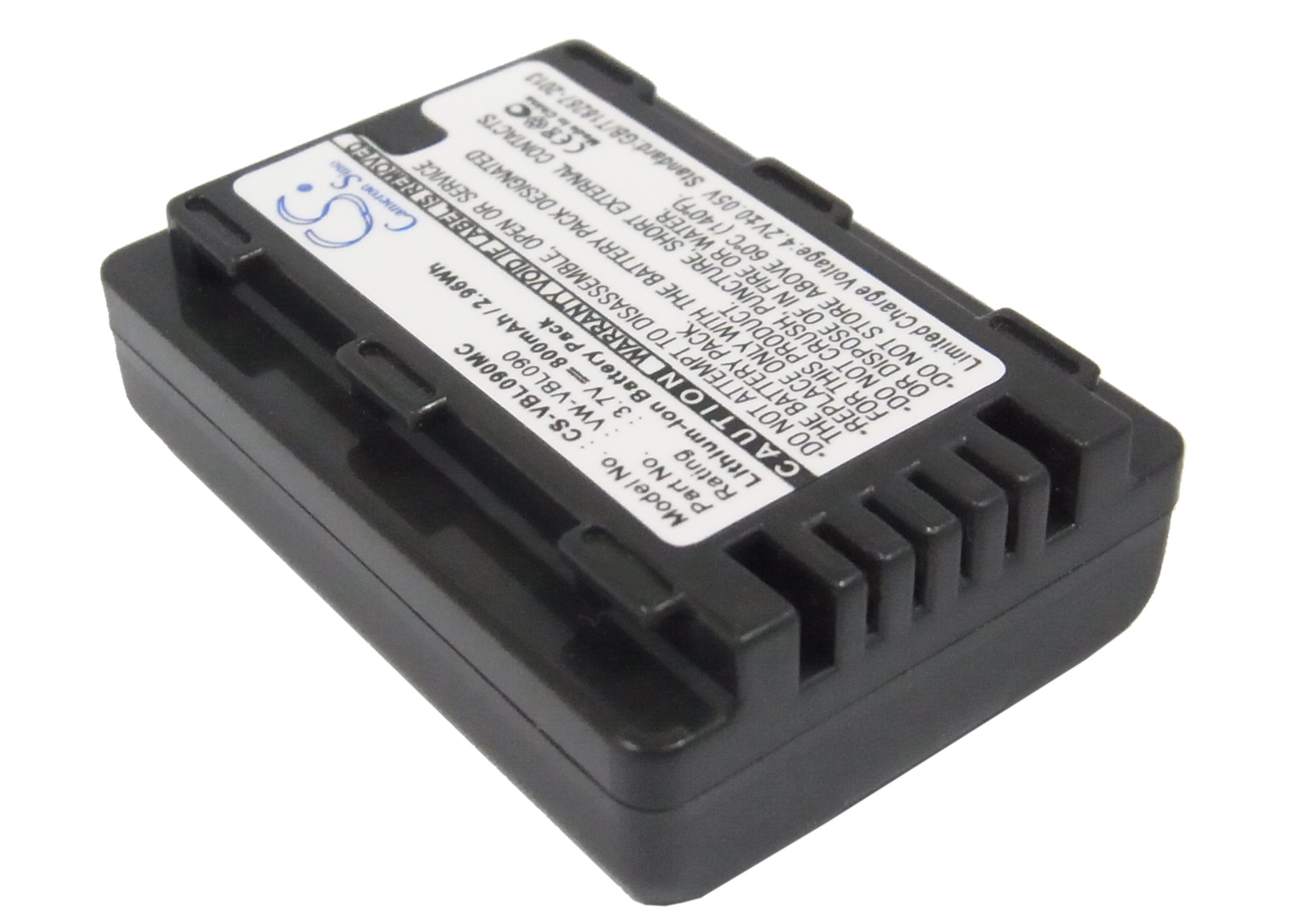 Акумулятор Panasonic HDC-HS60K, HDC-SD40, HDC-SD60, HDC-SD60K, HDC-SD60S, HDC-TM55K, HDC-TM60, SDR-H85, SDR-H85A, SDR-H85K, SDR-H85S, SDR-S50, SDR-S50A, SDR-S50K, SDR-S50N, SDR-S70, SDR-T50, SDR-T50K, SDR-T55 - Зображення 2