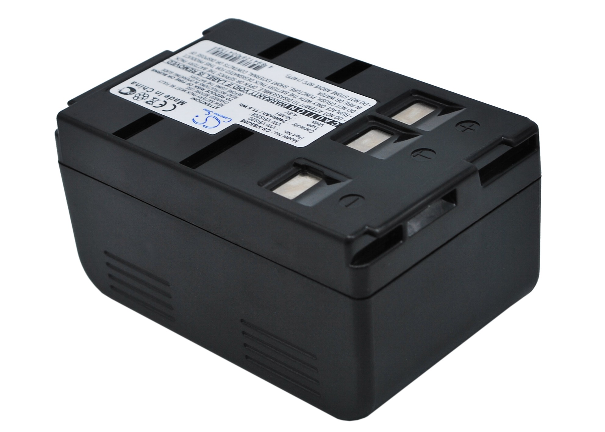 Акумулятор Panasonic NV-A1, NV-A1EN, NV-ALEN, NV-CSLEN, NV-R00PN, NV-R100EN, NV-R11A, NV-R200, NV-R500EN, NV-R500EW, NV-R50E, NV-R550EN, NV-R65E, NV-RX1, NV-RXTEN, NV-S65E, NV-S850EN, NV-S950PN, NV-VX33EG, NV-X100, VW-VBS10E, VW-VBS20E - Зображення 2