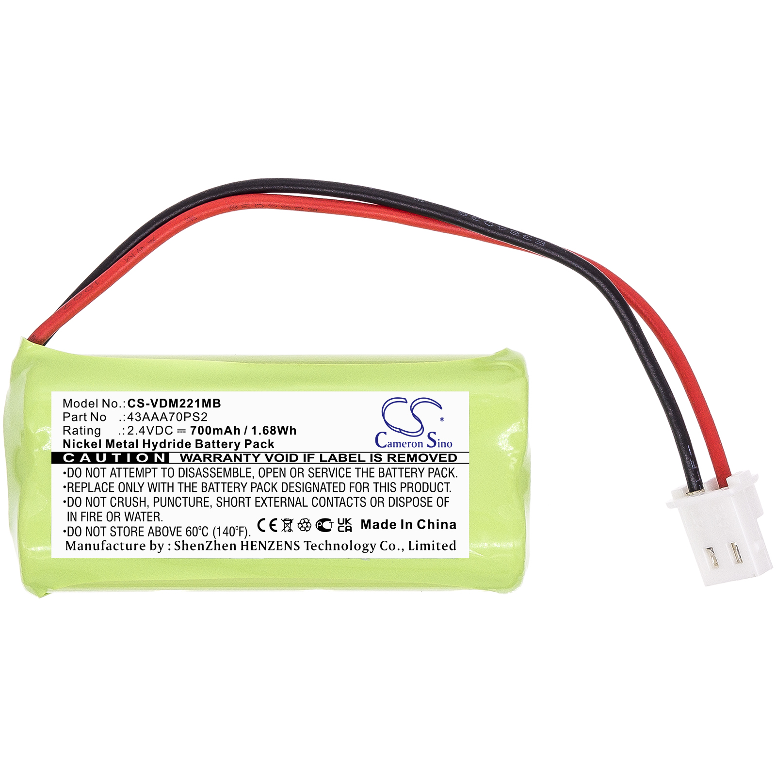 Акумулятор VTech Digital Audio Monitor DM221, DM221, DM221-2, DM222 - Зображення 3