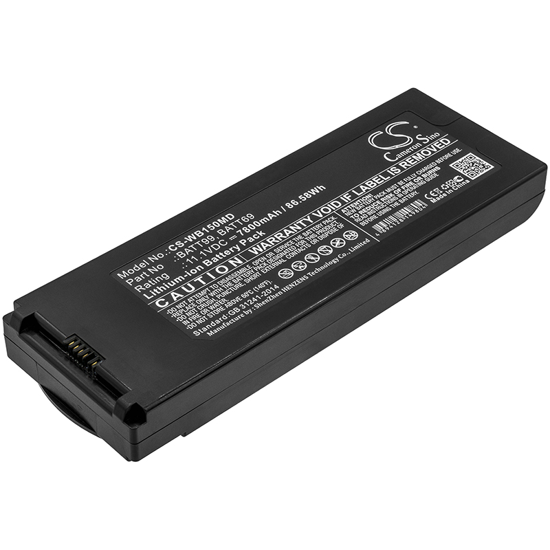 Акумулятор Welch-Allyn Connex 6000 Vital Signs Monito, Connex Spot, Connex Spot Vital Signs 7100, Connex Spot Vital Signs 7300, Connex Spot Vital Signs 7400, Connex Spot Vital Signs 7500, Connex Vital Signs Monitor, Connex VSM 6000, Connex VSM 6300,