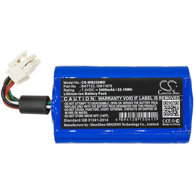 Акумулятор Welch-Allyn Connex Spot, Connex Spot Monitor, Grason-Stadler, Pressure unit Connex Spot, Protocol - Зображення 3