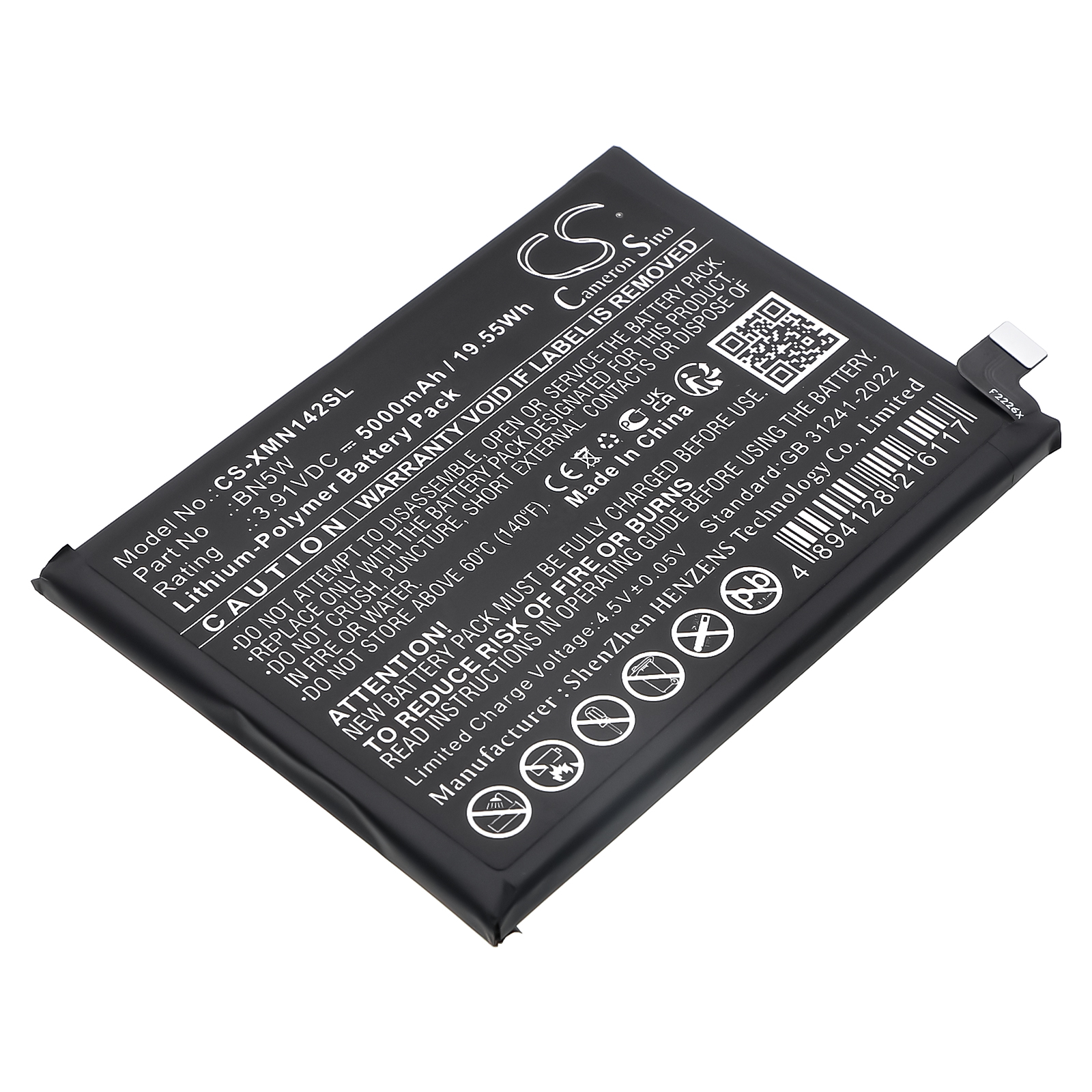 Акумулятор Redni 24116RACCG, Note 14 Pro