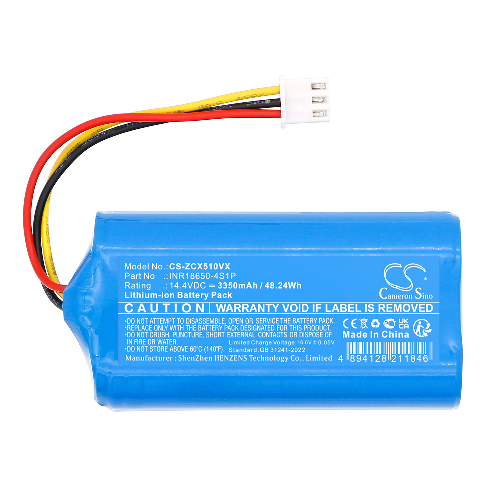 Акумулятор EZIclean Aqua connect S200, Aqua connect S250, Aqua connect X500, Aqua connect X550, Aqua connect X600, Aqua connect X650, Connect S200, Connect S250, Connect X500, Connect X550, Connect X600, Connect X650, X500, X500EZIC060175 - Зображення 3