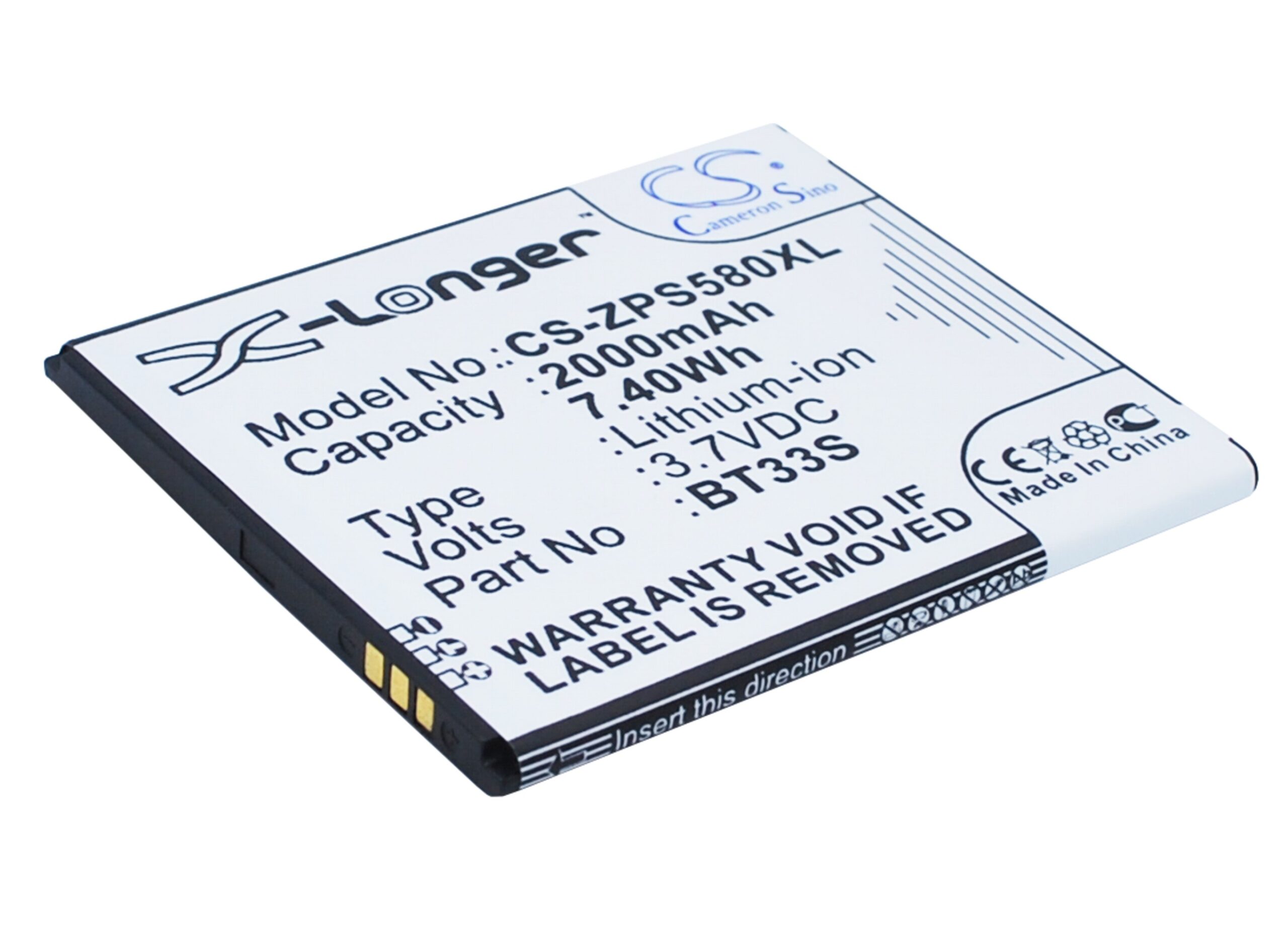 Акумулятор ZOPO 6580, ZP580 - Зображення 2