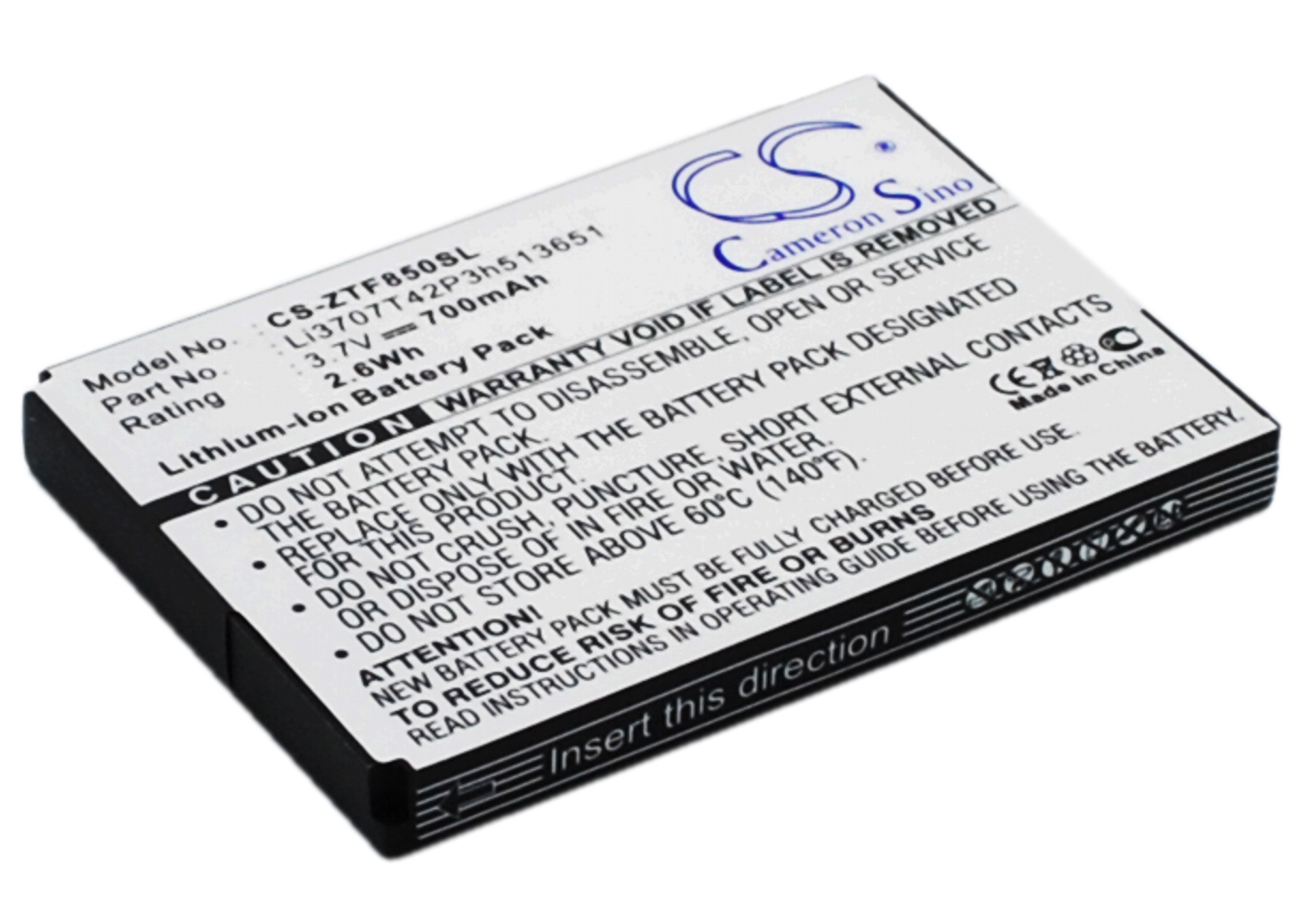 Акумулятор Telstra F252, F256, F850, F851 - Зображення 2
