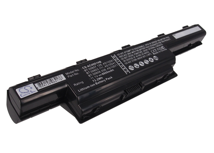 Акумулятор Gateway NS41I, NS51I, NV4900, NV49C, NV49C13C, NV50A, NV51B, NV53, NV5331U, NV5337U, NV5378U, NV5387U, NV53A, NV53A24u, NV53A36u, NV53A52u, NV55C, NV55C03u, NV55C11u, NV55C14u, NV55C15u, NV55C17u, NV55C19u, NV55C22u, NV55C24u, NV55C25u,