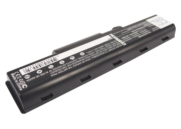 Акумулятор Gateway NV52, NV5207U, NV5211U, NV5212U, NV5213U, NV5214U, NV5215U, NV5216U, NV53, NV5302U, NV5331U, NV5332U, NV5333U, NV5334U, NV5335U, NV5336U, NV5337U, NV5356U, NV5362U, NV5369ZU, NV5370U, NV5373U, NV5376U, NV5378U, NV5380U, NV5381U, - Зображення 2