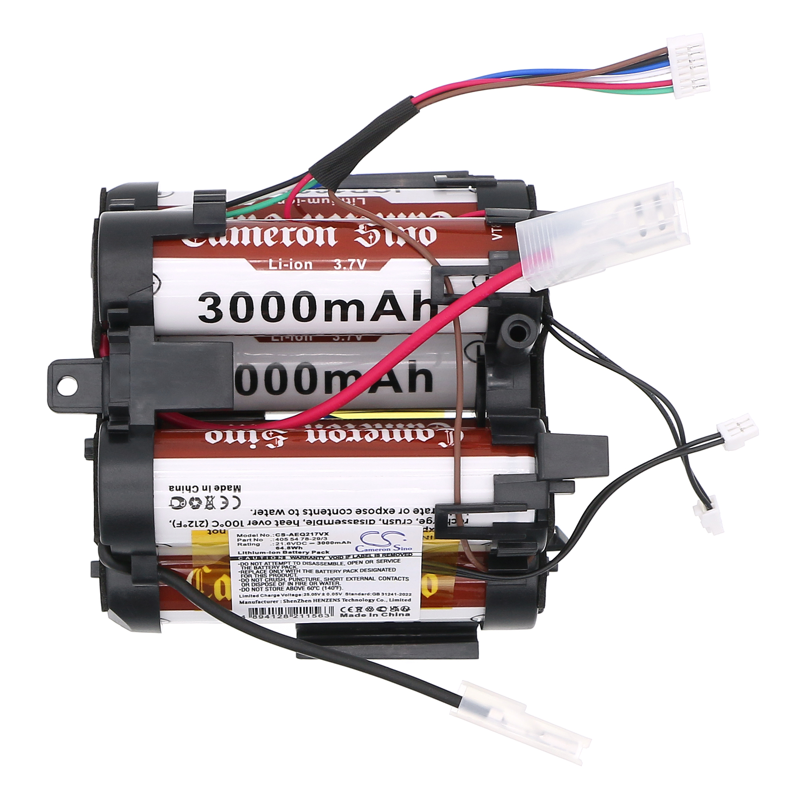 Акумулятор Electrolux ES62AB25UG, ES62CB25DH, ES62CB25UG, ES62HB25UV, ES62P25WET, PQ91-40GG, PQ91-P40GG CS-AEQ217VX - Зображення 3