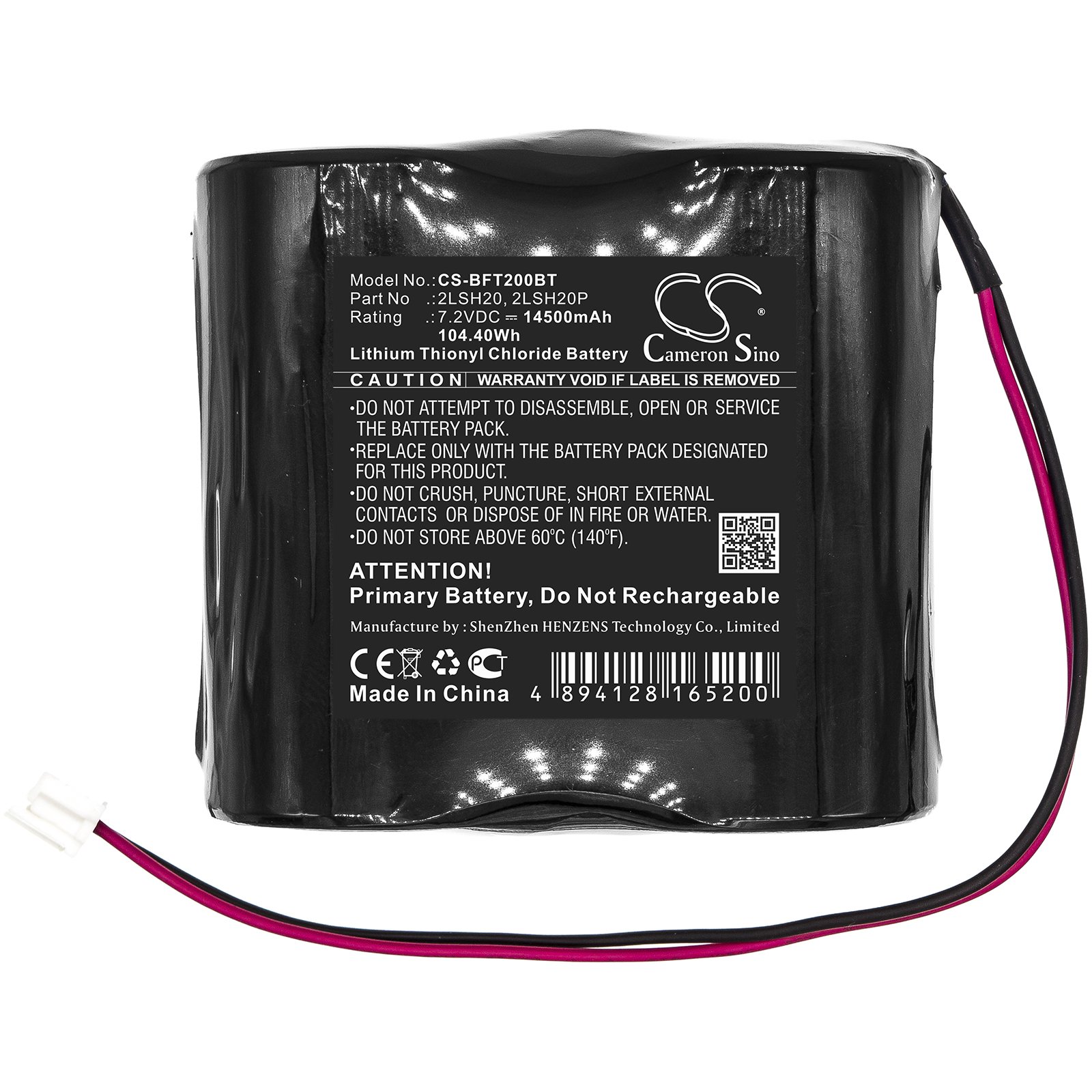 Акумулятор Pile CPX1E, RAS21, RAS31, SX1E CS-BFT200BT - Зображення 3