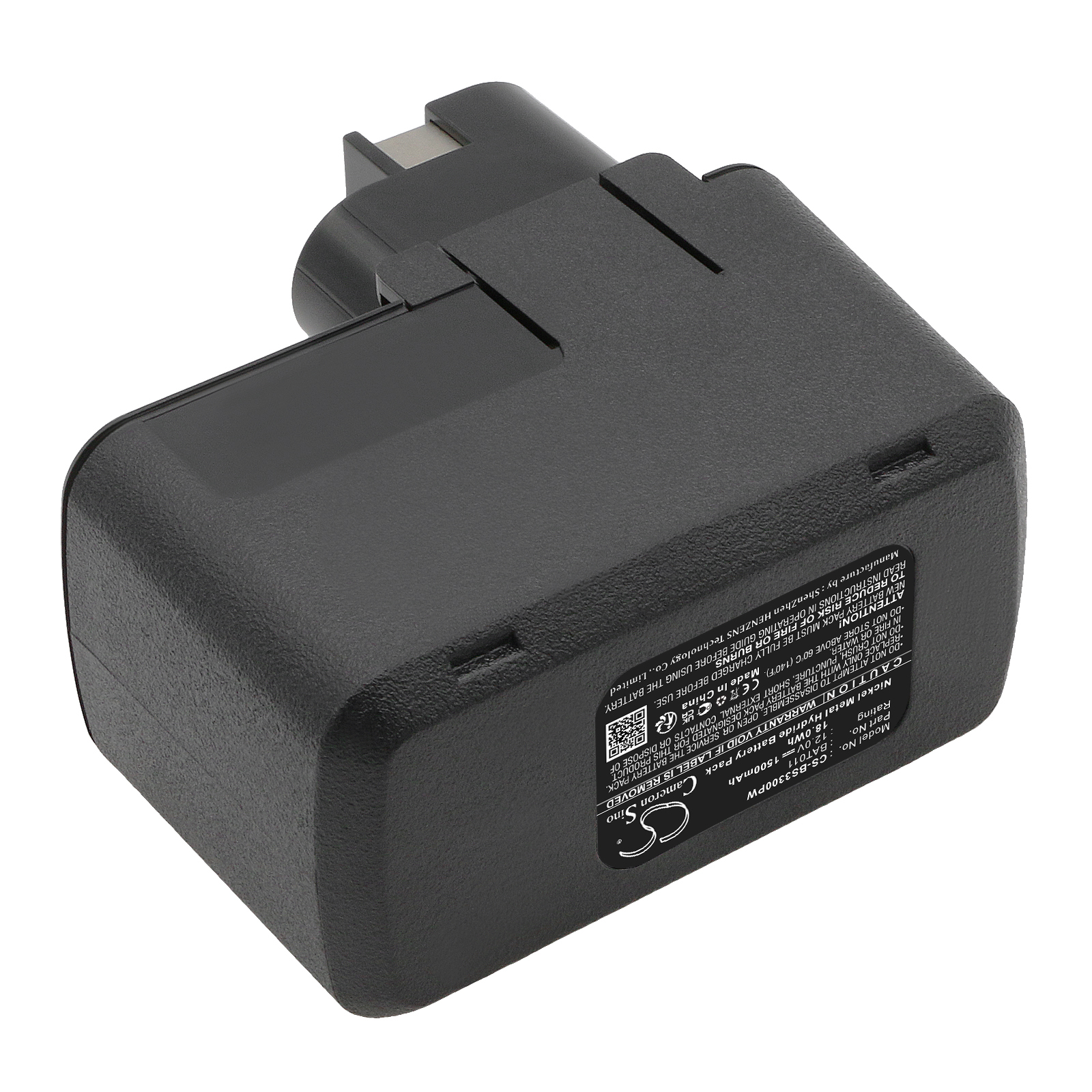 Акумулятор WURTH ABS 12 M2, ABS 12 M-2, ABS 12M2, ABS 12-M2, ABS 12M-2, ABS M 12V, ABS M12V, ABS12M2, ATS 12P, ATS 12-P, ATS12 P, ATS12P CS-BS3300PW - Зображення 2