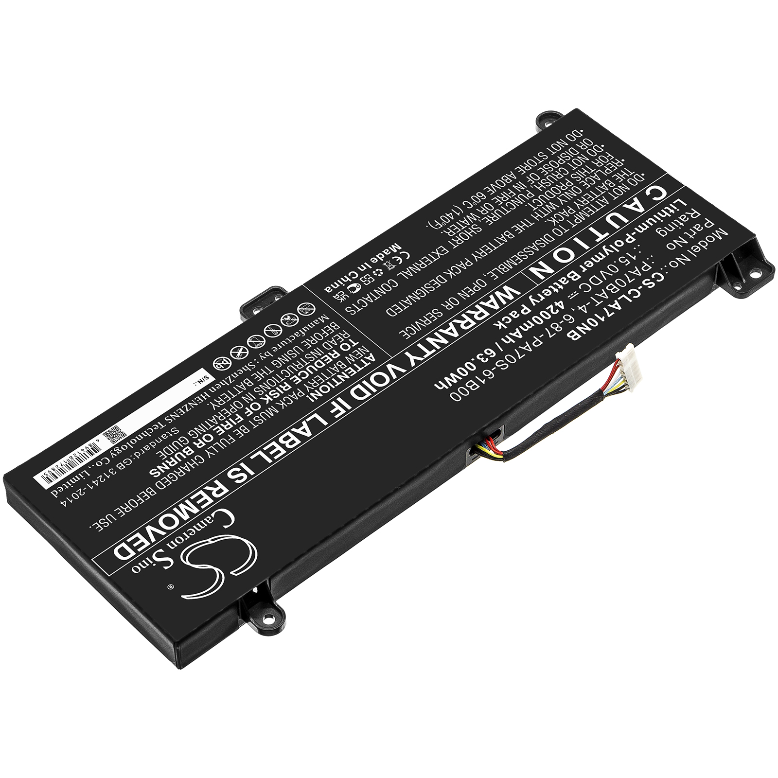 Акумулятор Schenker Technologies XMG Pro 17 CS-CLA710NB - Зображення 2