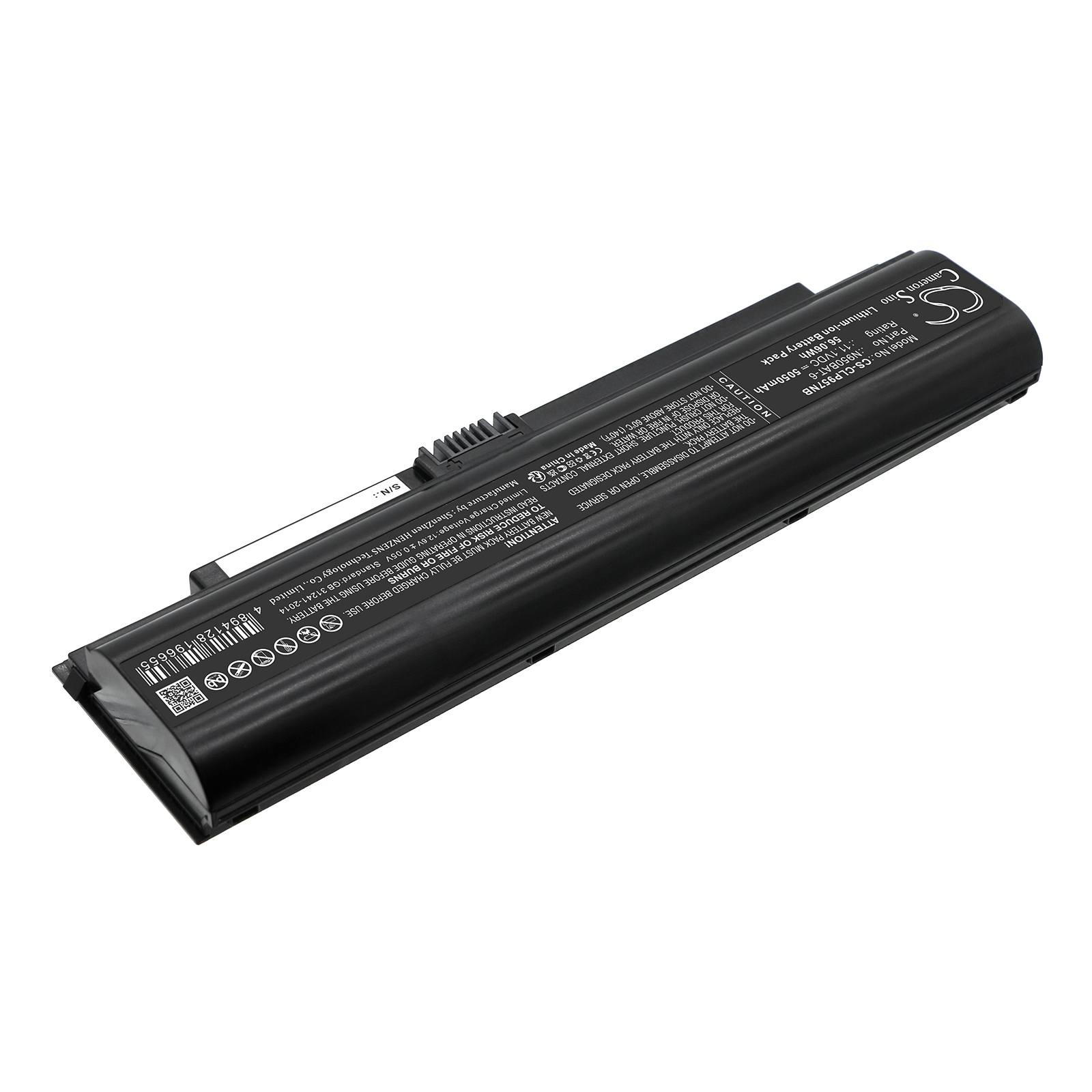 Акумулятор Hasee CN95S04, TX7, TX7-CR5S1, TX7-CT5A1, TX7-CT5DS, TX8, TX8-CRTH, TX8-CT5DH, TX8-CT7DK, TX9, TX9-CT5DK, TX9-CT7DK, zx7-cp5s2, ZX7-CP5SC, ZX7-CP7S2, ZX7-CR6DC, ZX7-CR6DE, ZX7-CR6DH, ZX7-CR6DK, ZX7-CT5DA, ZX7-G4D1, ZX7-G4E1, ZX7-G4G1, - Зображення 2