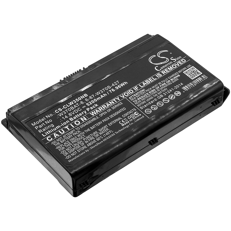 Акумулятор Hasee K650C-I7 D1, K650S-i7, K660E, K660E-i7 D1, K660E-I7 D8, K710C-i7 CS-CLW350NB