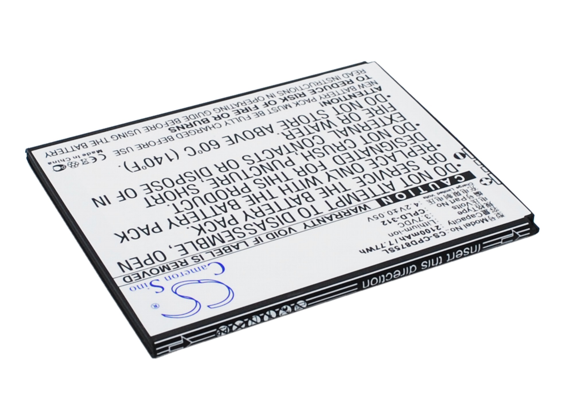 Акумулятор Coolpad 5891Q, 5910, 5950, 5951, 7296, 7298Q, 7320, 8675, 8675 HD 4G, 8730L, 8750, F2, NOTE - Зображення 3