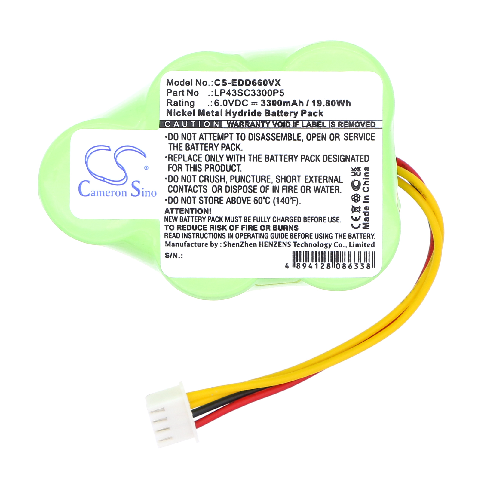 Акумулятор Hoover RB001, RVC0010, RVC0011 CS-EDD660VX - Зображення 3