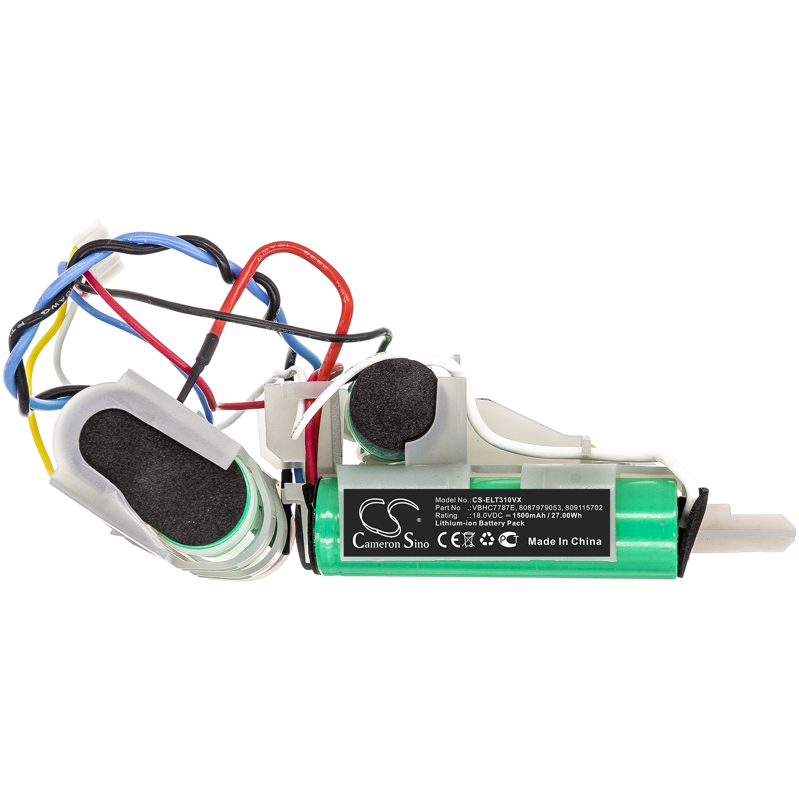 Акумулятор Electrolux 900273706, 900273707, 900273708, 900273709, 900273730, 900273739, 900273740, 900273743, 900273744, 900273745, 900273784, 90094070600, 900940801, 900940803, 900940818, 900940819, 900940820, 900940822, CX7-1-FLEX, CX7-2-45AN - Зображення 3