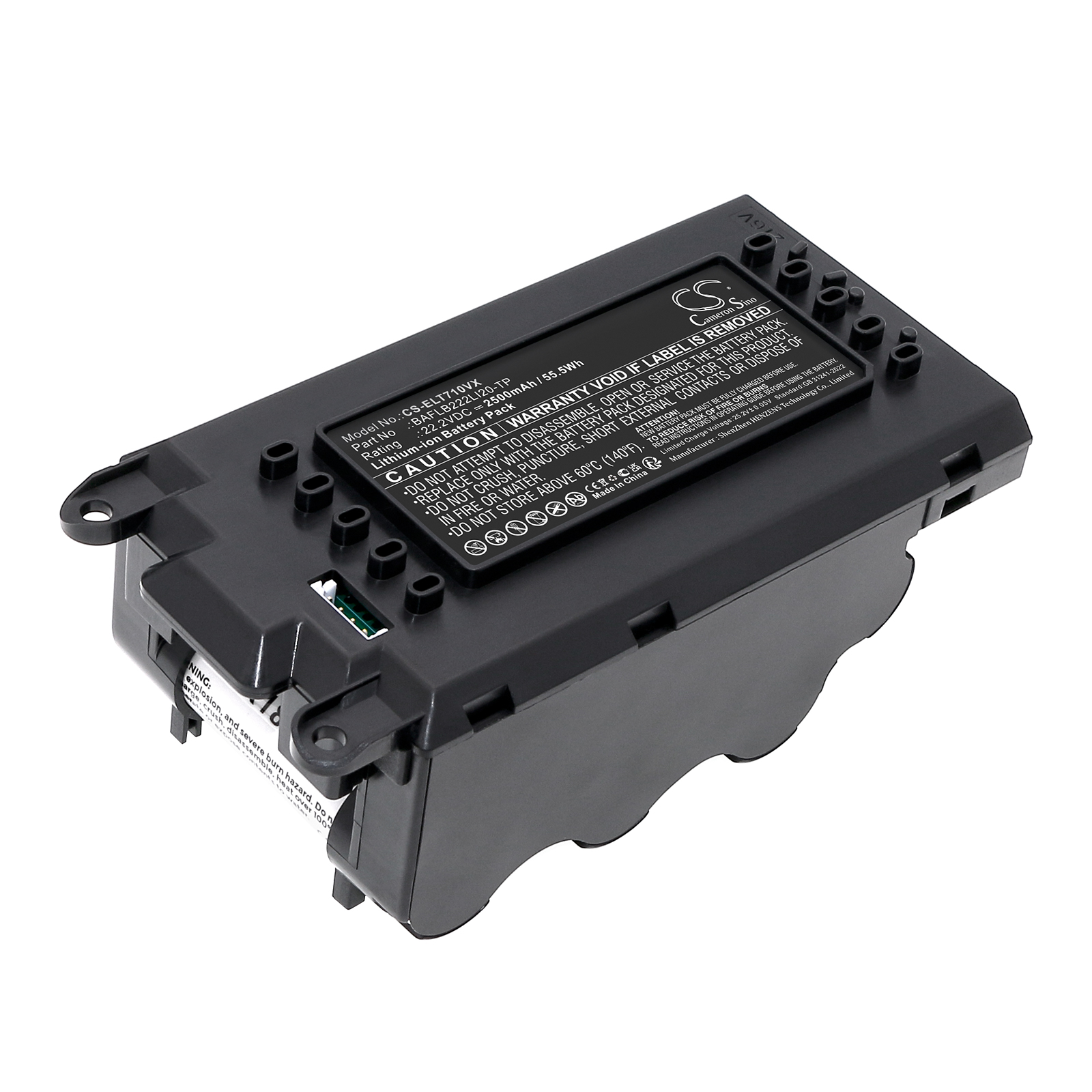Акумулятор AEG 90027754300, 90027754500, 90027754700, 90027754900, 90027755100, 90027755300, 90027762500, 90027762700, 90040201800, 90040204900, 90040205300, 90040225100, QX71-50IB, QX71-I360, QX71-OKO, QX71-P52IB, QX71-P52SW, QX71-P5IB, QX71-P5SW, - Зображення 3