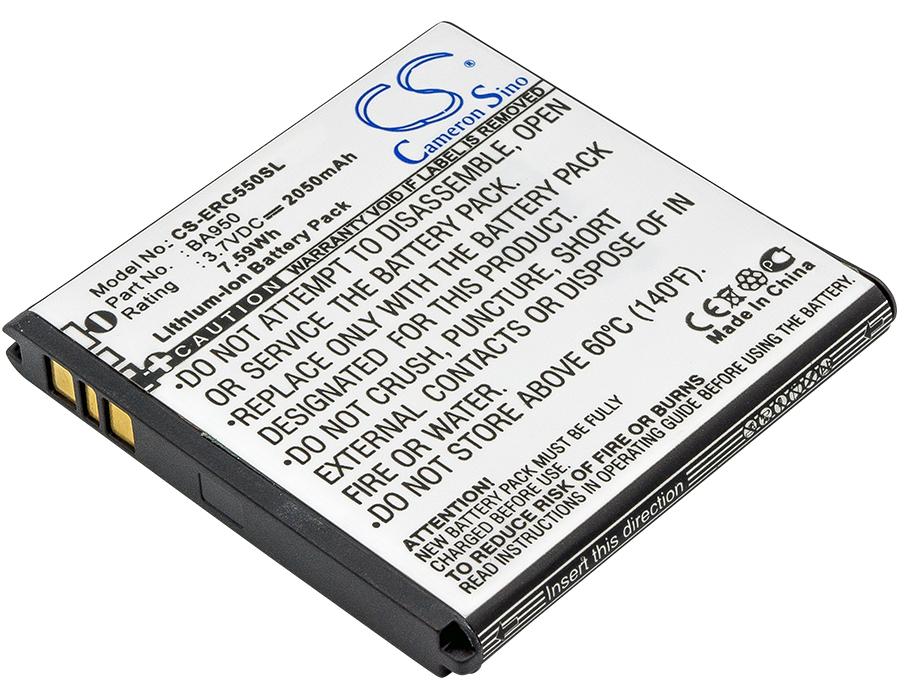 Акумулятор Sony Ericsson C5503, C550X, Dogo, M36, M36h, M36i, SO-04E, Xperia A, Xperia ZR, Xperia ZR LTE CS-ERC550SL