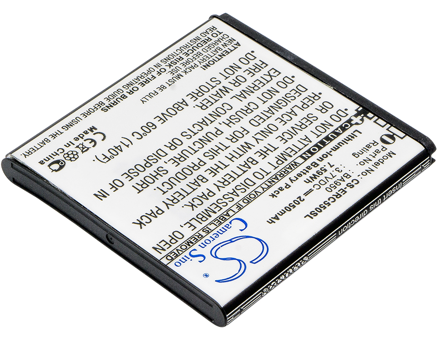 Акумулятор Sony Ericsson C5503, C550X, Dogo, M36, M36h, M36i, SO-04E, Xperia A, Xperia ZR, Xperia ZR LTE CS-ERC550SL - Зображення 2