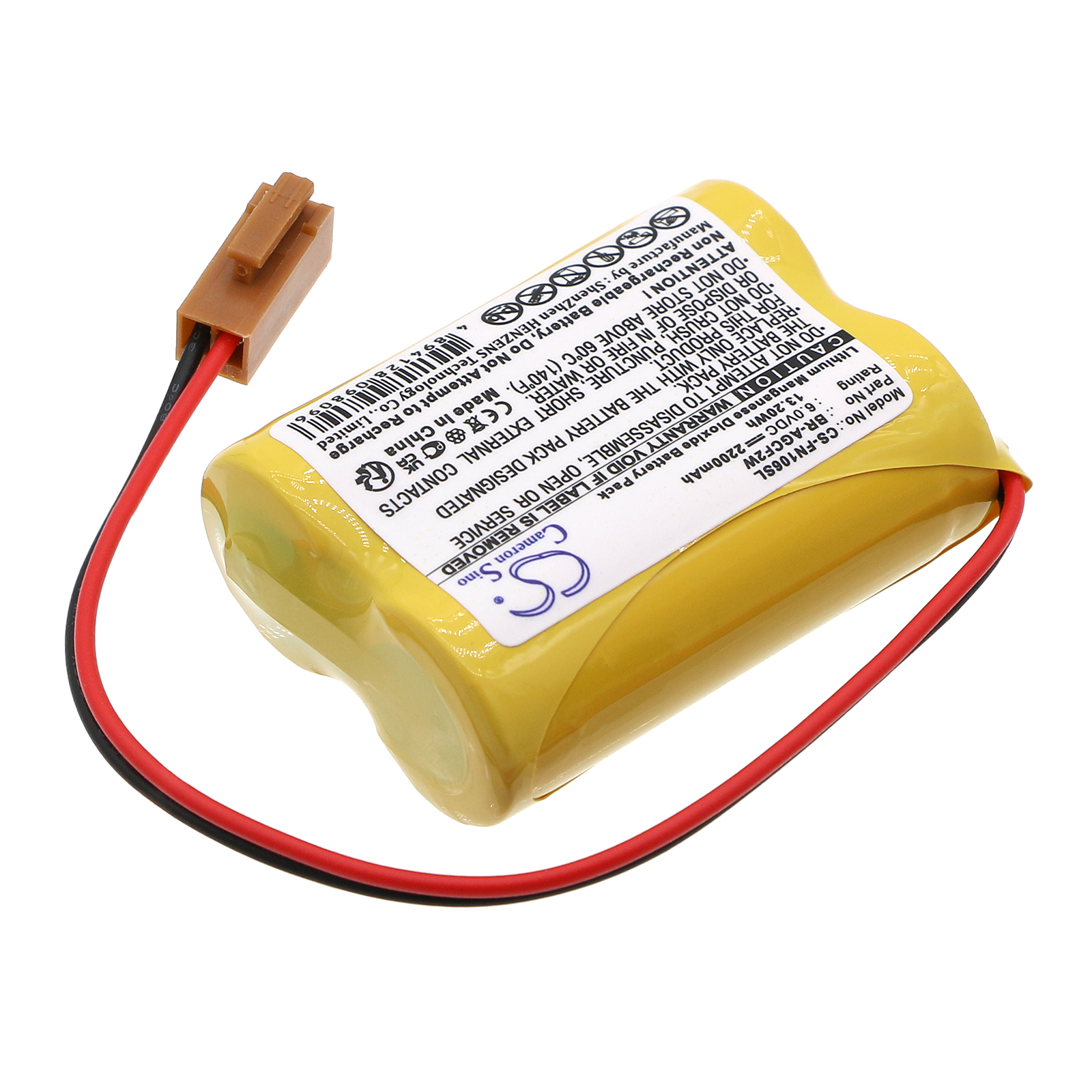 Акумулятор GE A06B0177D106, A06B-0177-D106, A98L00310011#L, A98L-0031-0011#L, Beta iSV Amplifier, Beta SVU Amplifier, Fanuc A06 industrial computers, Fanuc A06 programmable logic CS-FN106SL - Зображення 2