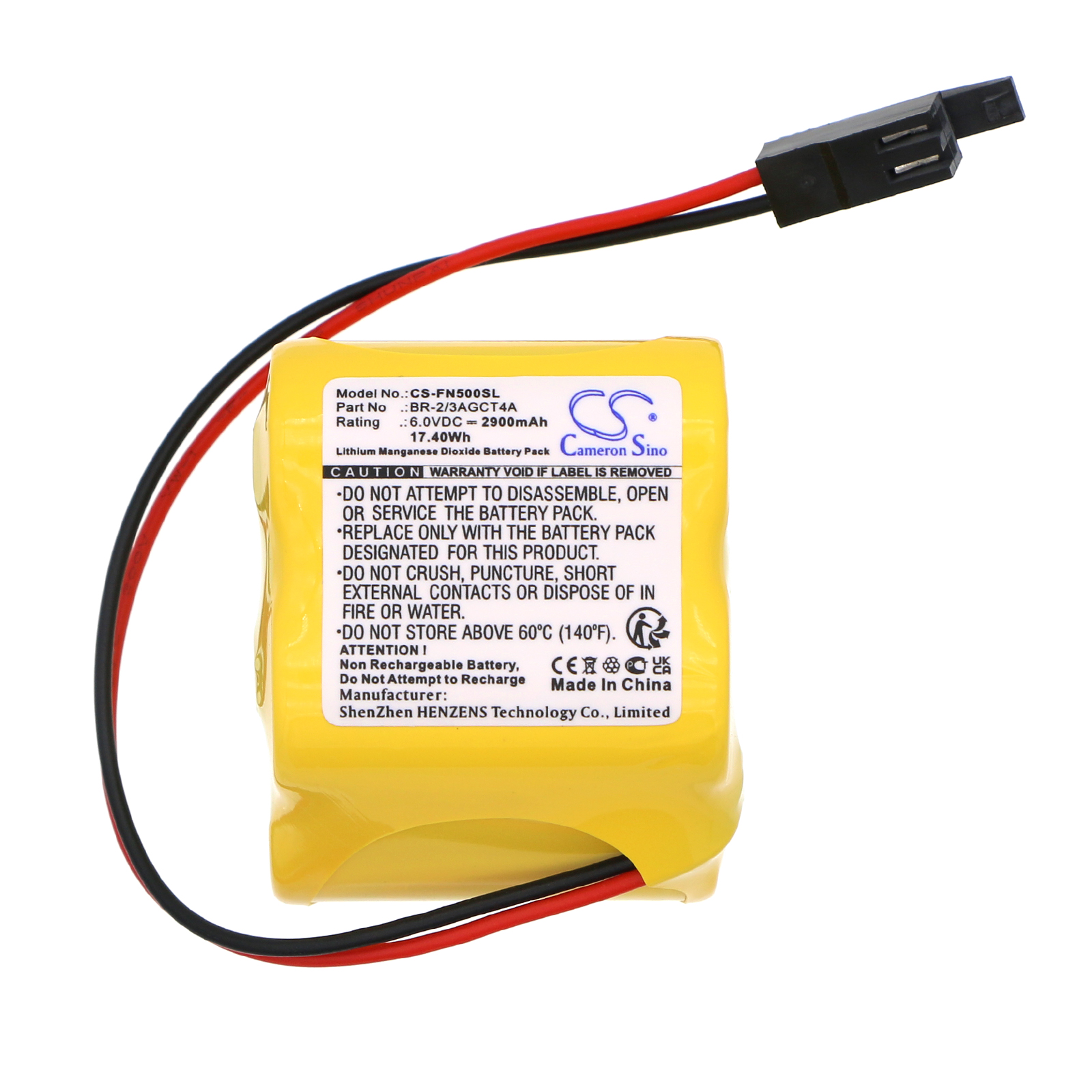 Акумулятор Panasonic A98L00310025, A98L-0031-0025, BR 2/3AGCT4A, BR2/3AGCT4A, BR-2/3AGCT4A CS-FN500SL - Зображення 3