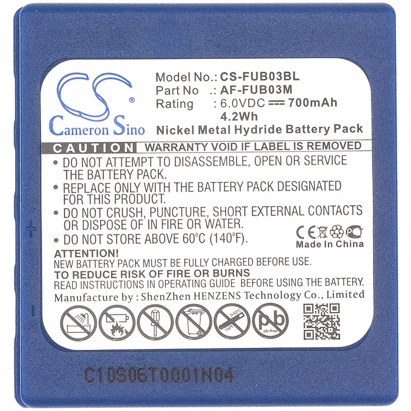 Акумулятор HBC BA222060, FBFUB09N, FUA71, FUB 3A, FUB 9NM 6V, FUB3A, FUB9NM, Linus 4, Linus 6, Micron 4, Micron 6, Radiomatic BA203060, Radiomatic BA222060, Radiomatic Eco, Radiomatic Fub03A, Radiomatic Micron 4, Radiomatic Micron 5, Remote Control - Зображення 3