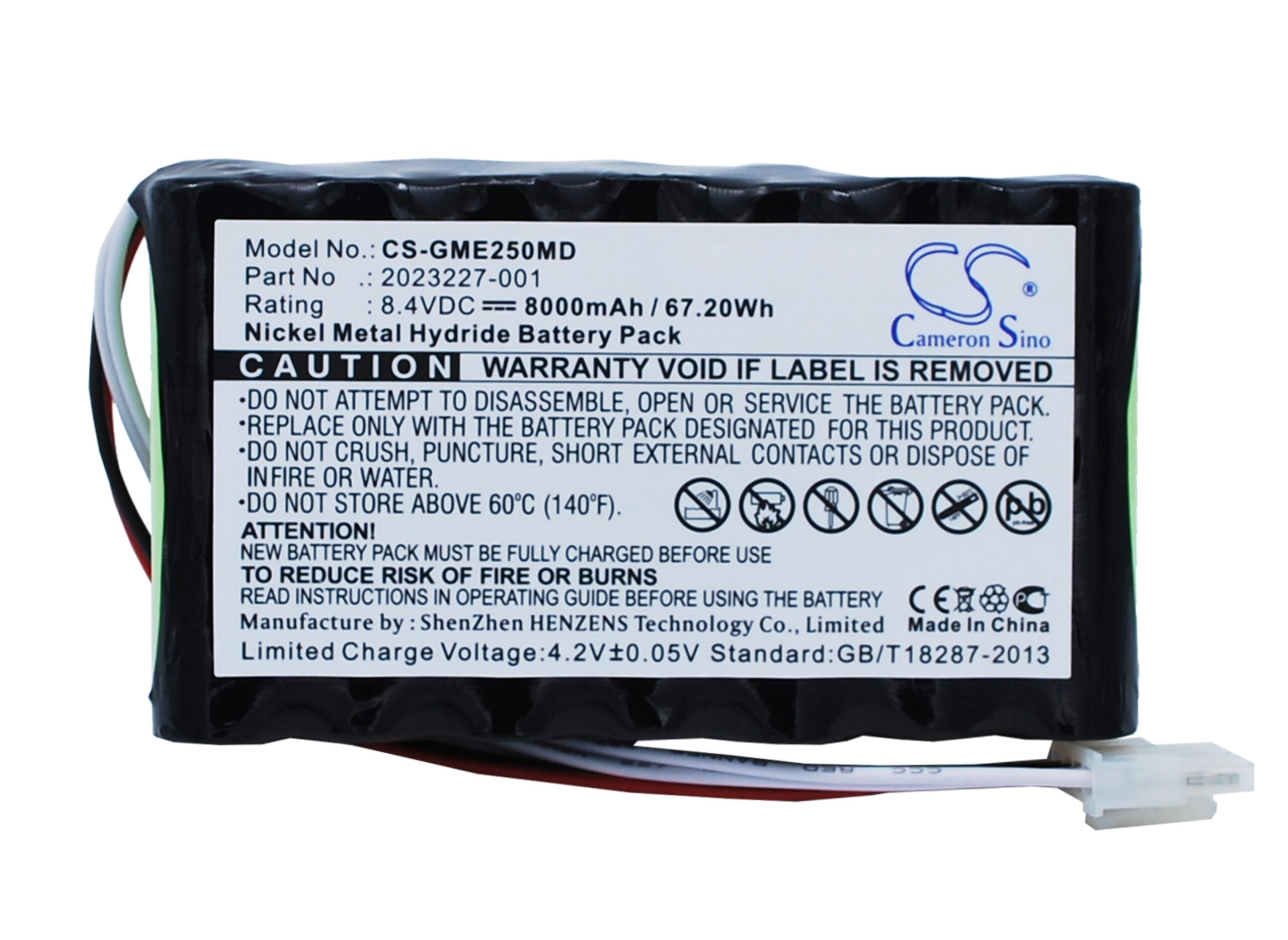Акумулятор Hellige Marquette MD 2500, Monitor Dash 2500