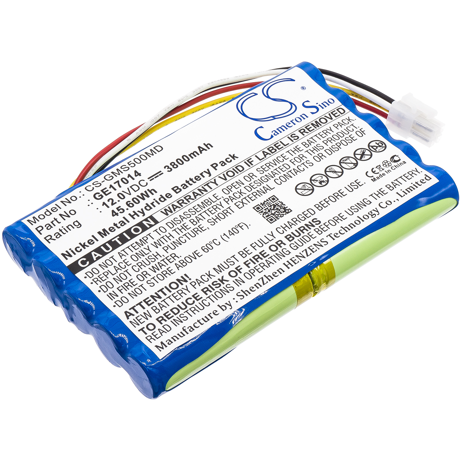 Акумулятор GE Datex-Ohmeda S/5, Datex-Ohmeda S/5 PATIENT MONIT, Datex-Ohmeda S/5CAM, Datex-Ohmeda S5, Datex-Ohmeda S5 PATIENT MONITO, Datex-Ohmeda S5CAM, S/5, S/5 PATIENT MONITOR