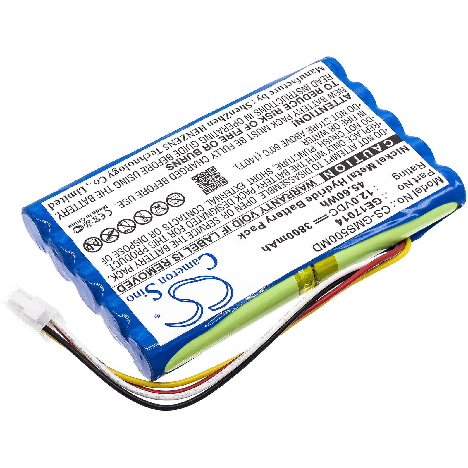 Акумулятор GE Datex-Ohmeda S/5, Datex-Ohmeda S/5 PATIENT MONIT, Datex-Ohmeda S/5CAM, Datex-Ohmeda S5, Datex-Ohmeda S5 PATIENT MONITO, Datex-Ohmeda S5CAM, S/5, S/5 PATIENT MONITOR - Зображення 2