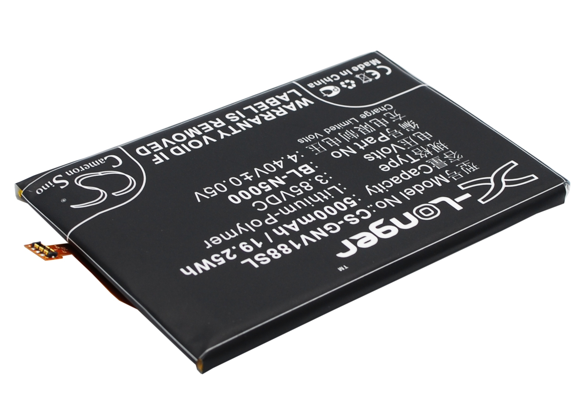 Акумулятор BLU D810, D810u, S0090UU, Studio Energy, Studio Energy 2 CS-GNV188SL - Зображення 2