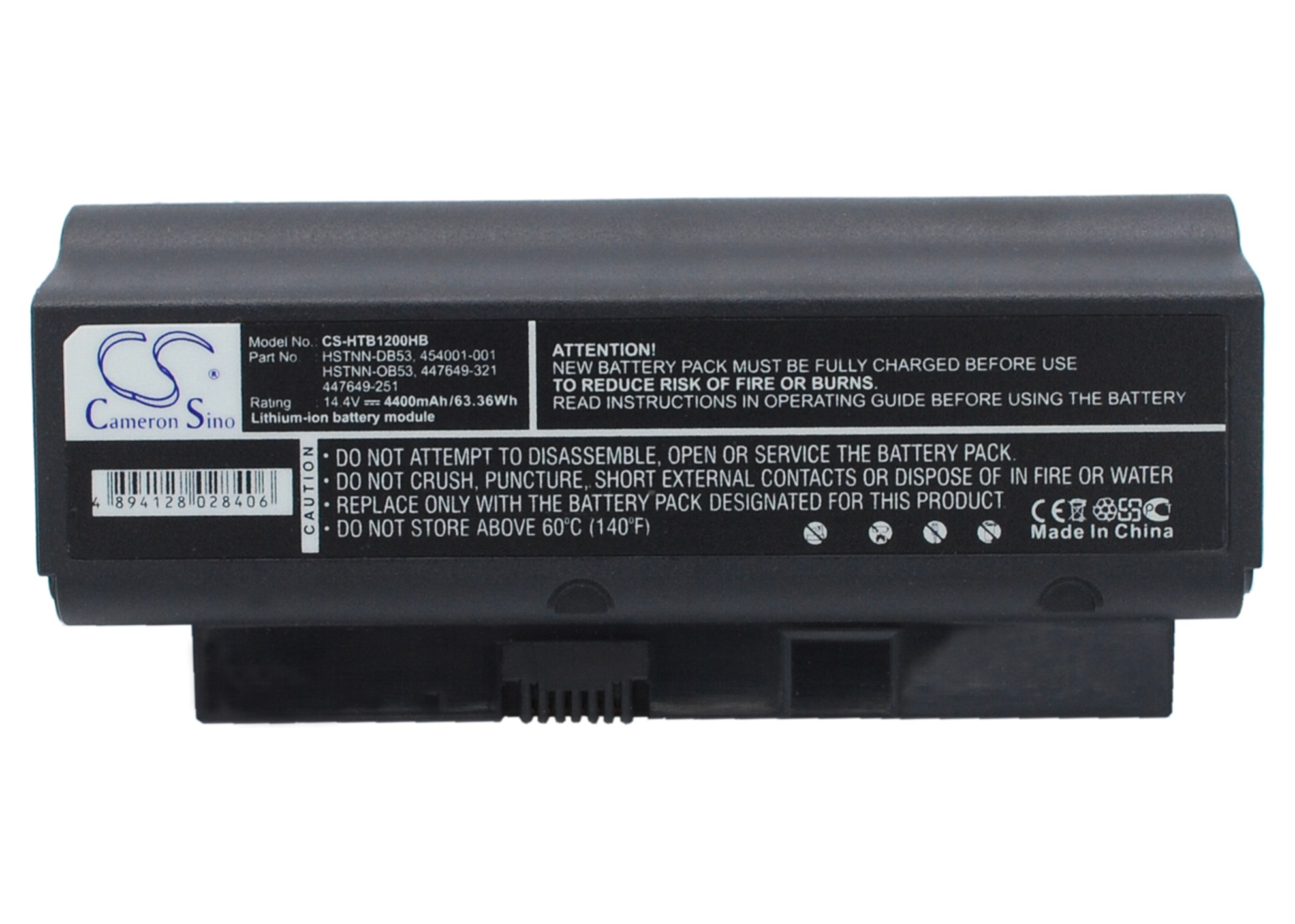 Акумулятор Compaq Presario B1200, Presario B1201TU, Presario B1201VU, Presario B1202TU, Presario B1202VU, Presario B1203TU, Presario B1203VU, Presario B1204TU, Presario B1204VU, Presario B1205TU, Presario B1205VU, Presario B1206TU, Presario B1206VU,