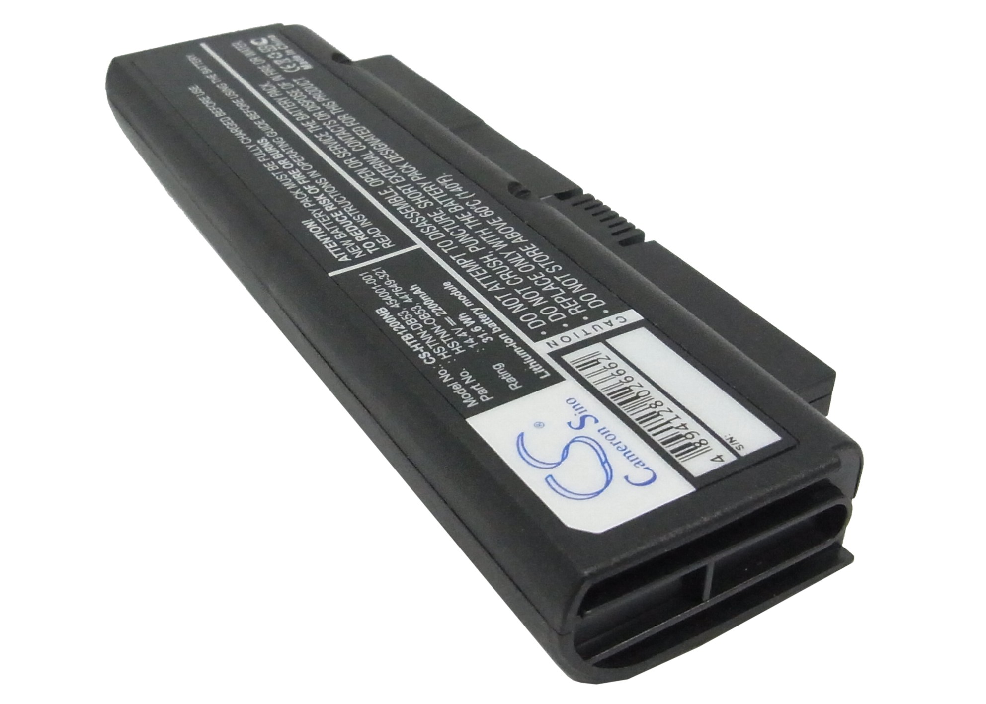 Акумулятор Compaq Presario B1200, Presario B1201TU, Presario B1201VU, Presario B1202TU, Presario B1202VU, Presario B1203TU, Presario B1203VU, Presario B1204TU, Presario B1204VU, Presario B1205TU, Presario B1205VU, Presario B1206TU, Presario B1206VU, - Зображення 2