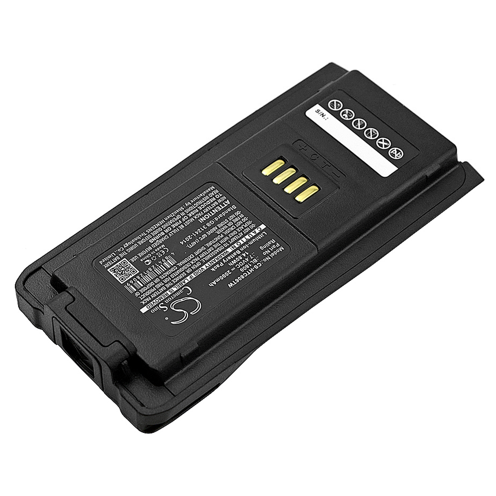 Акумулятор HYT PT580, PT580H CS-HTC806TW - Зображення 2