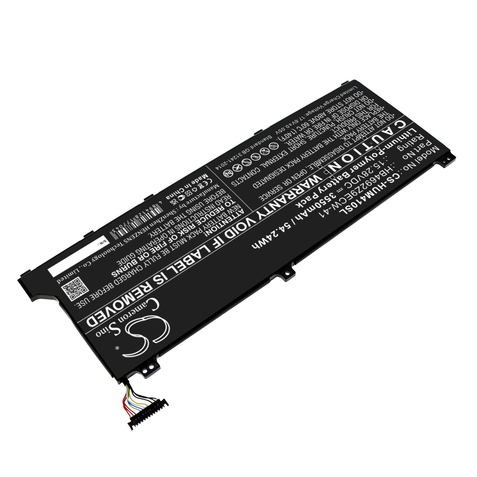 Акумулятор Huawei MagicBooK 14, MateBook D 14-53010TVS, MediaPad D 14, WAH9P, WAQ9HNR CS-HUM410SL - Зображення 2