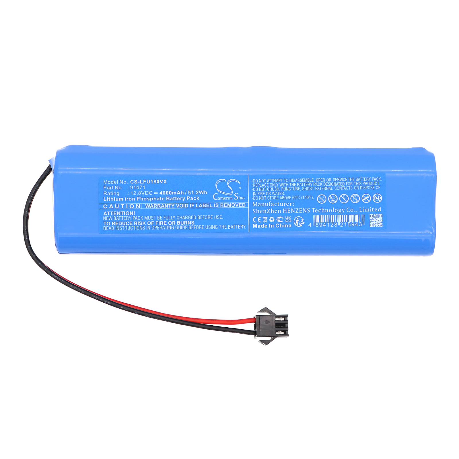 Акумулятор Airzeen G20 Pro CS-LFU180VX - Зображення 3