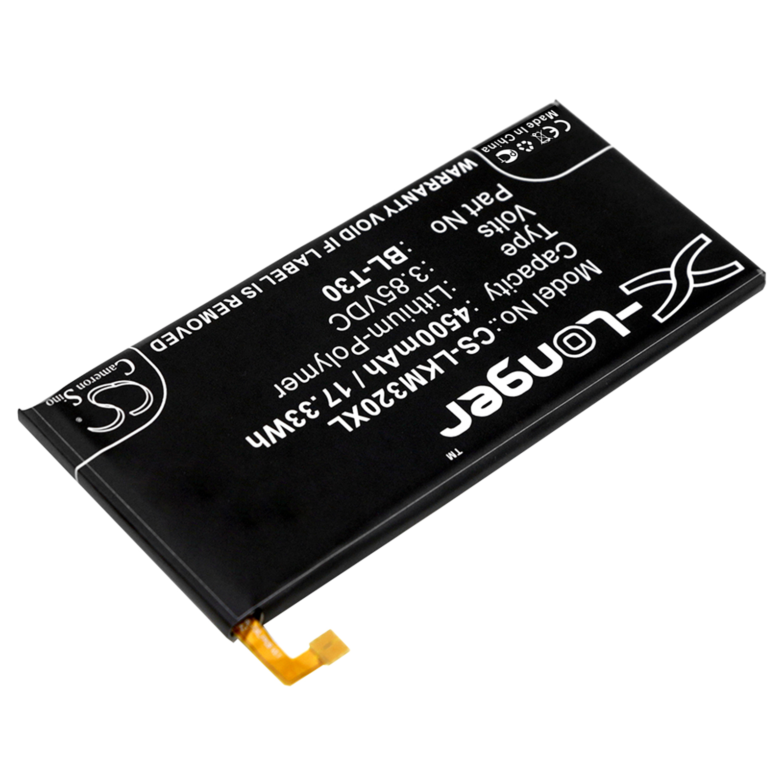 Акумулятор LG Fiesta, Fiesta 2 LTE, Fiesta LTE, K10 Power, K10 Power Dual SIM, K10 Power Dual SIM TD-LTE, L163BL, L63BL, L64VL, M320, M320DSN, M320F, M320N, M320TV, M322, M327, MLV7N, SP320, US601, X Allumage 2, X charge, X Power 2, X Power 2 Dual - Зображення 2