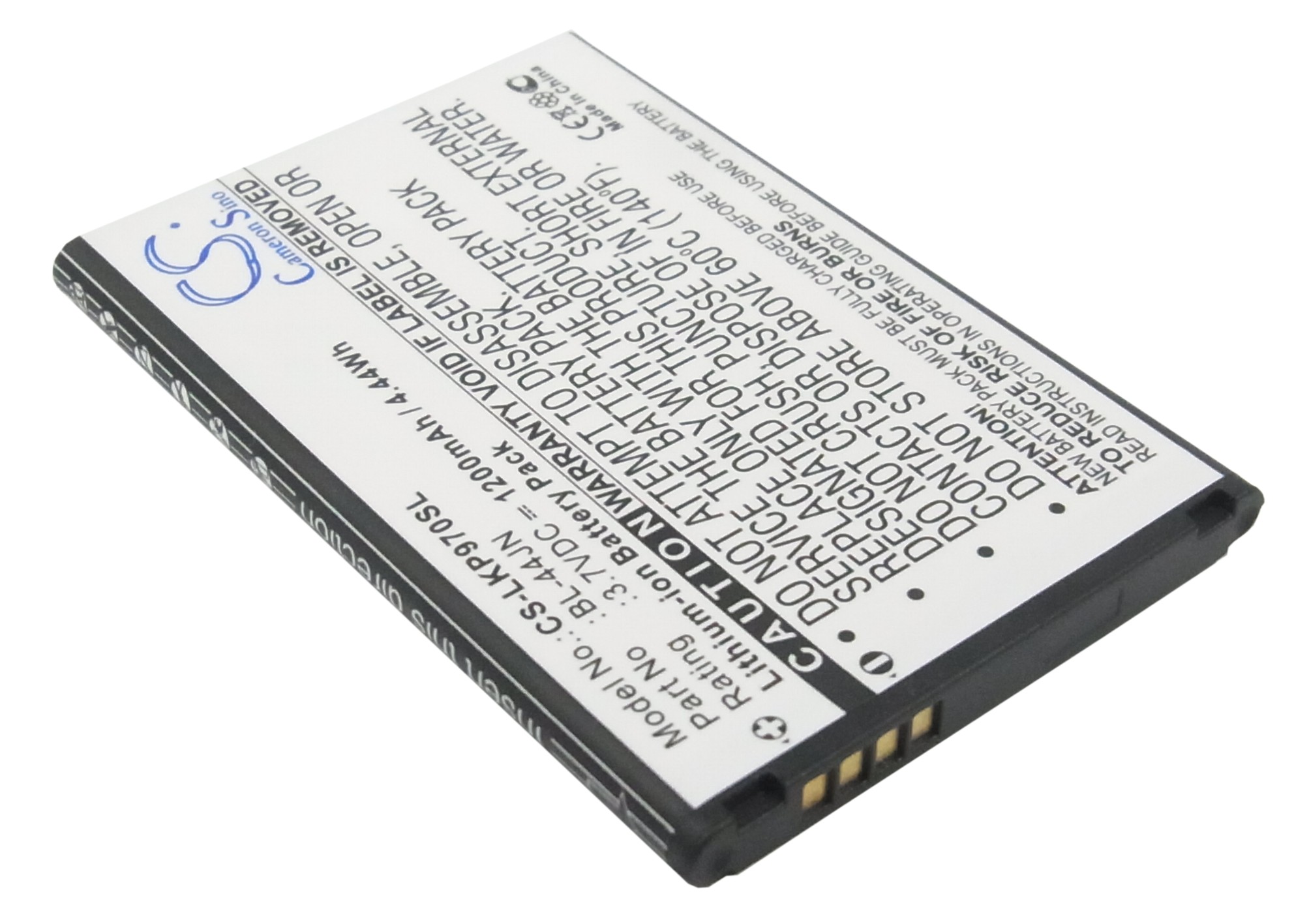 Акумулятор LG AS680, AS860 Ignite, C660 Pro, Connect 4G, E400, E400F, E405, E405F, E420, E425F, E435F, E510, E510F, E610, E610F, E612, E615, E730, E730 Victor, E739, Electronics C660 Pro, Enlighten, Gelato, Gelato Q, Hub, L15G, L16C, L3 2, L3 II, - Зображення 2