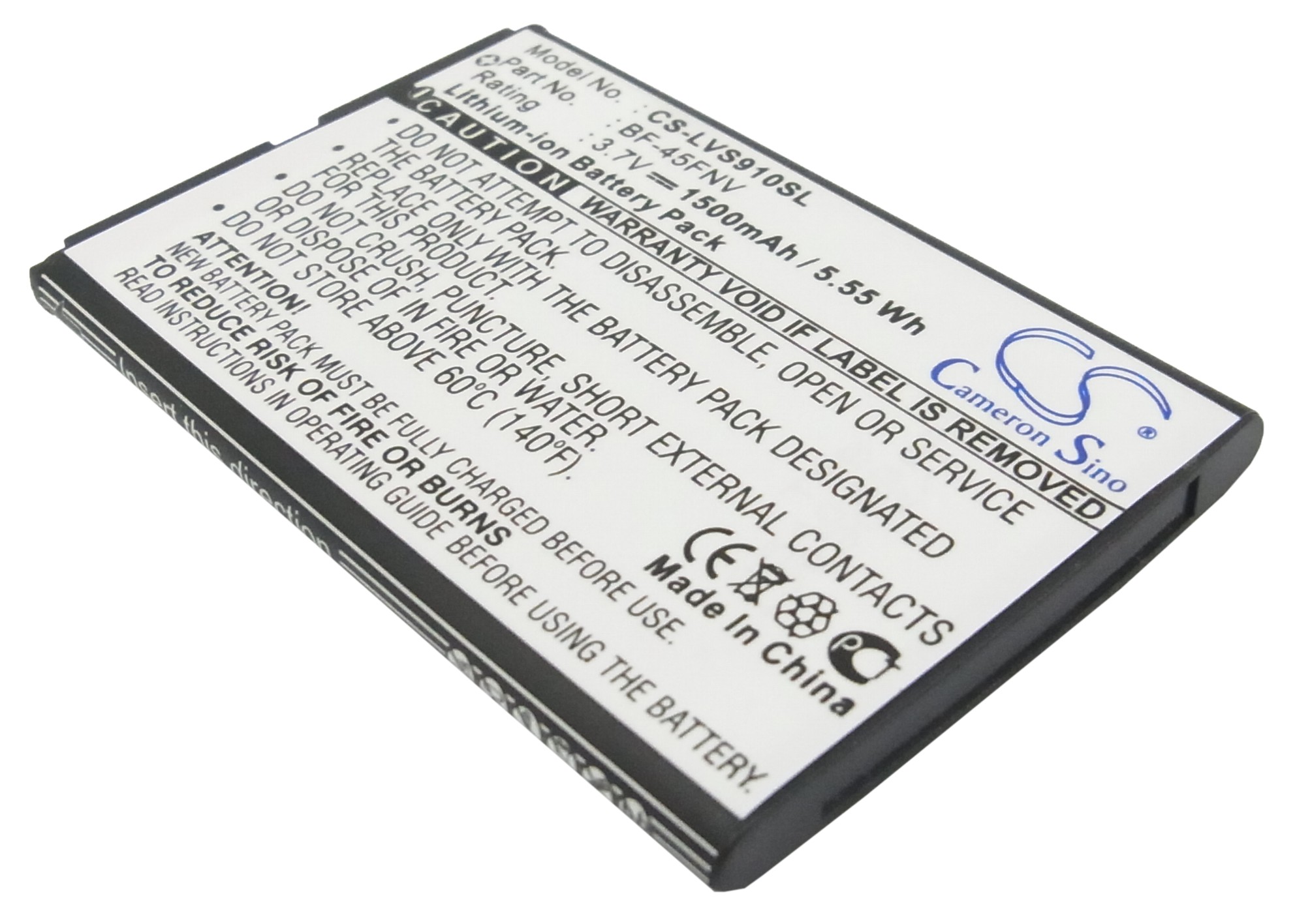 Акумулятор MetroPCS Esteem, MS910 CS-LVS910SL