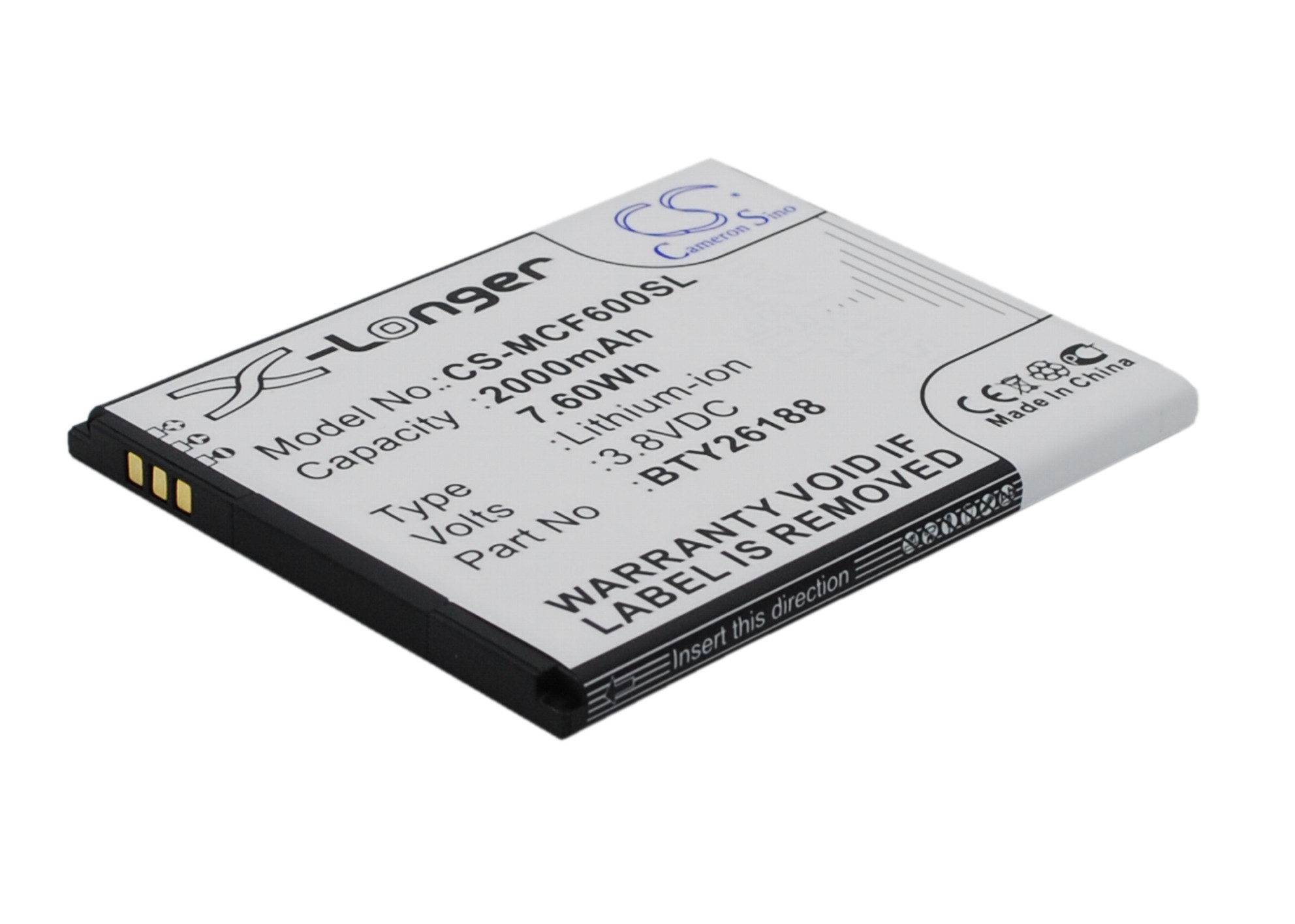 Акумулятор Mobistel Cynus F6 - Зображення 2