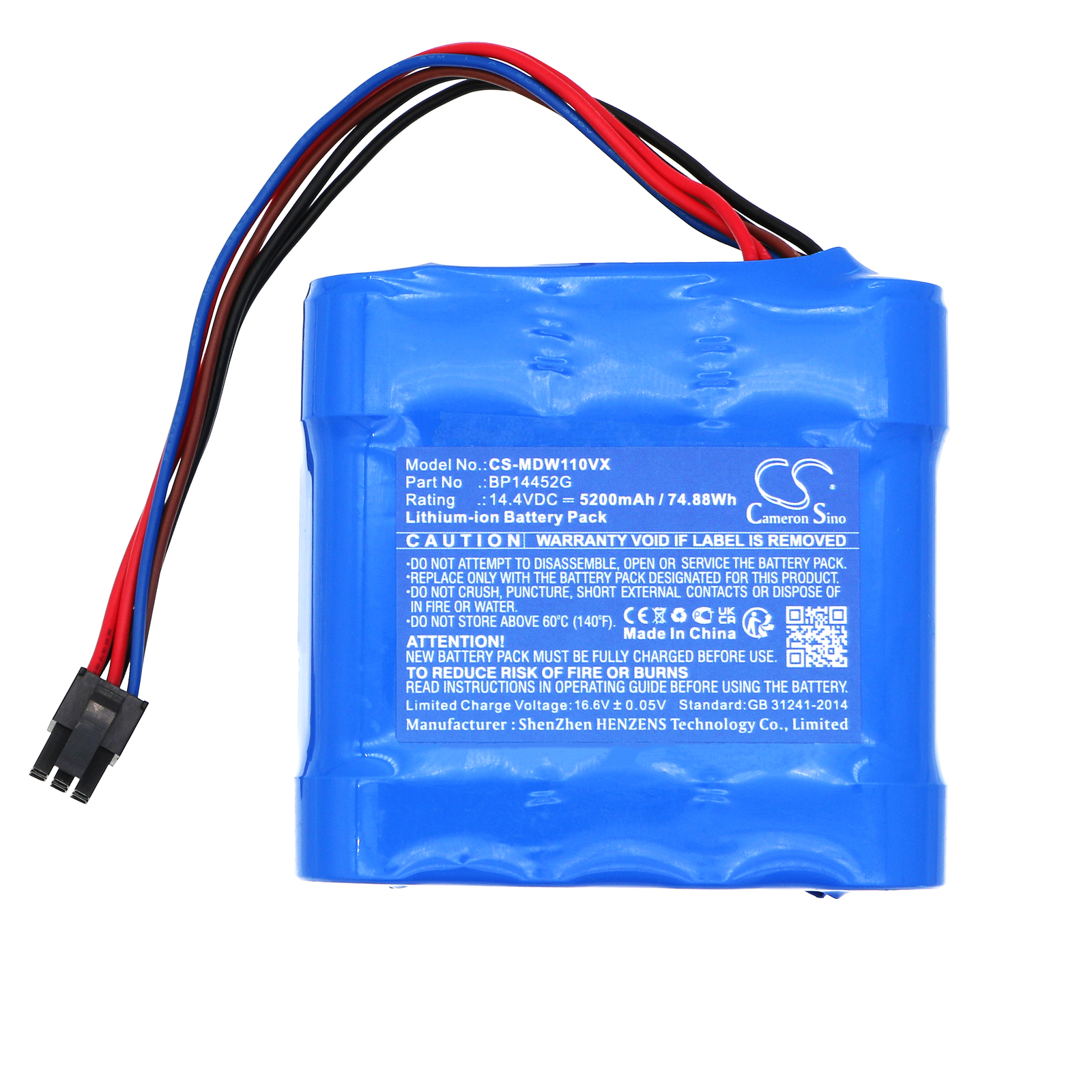 Акумулятор Eureka E10s, EA100001, EA100003, NERE10S-EU-VD CS-MDW110VX - Зображення 3