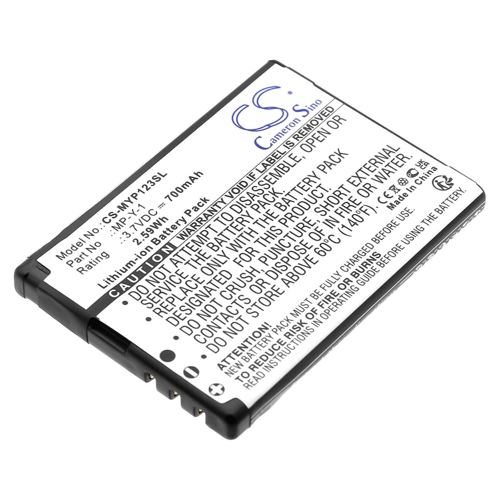 Акумулятор Myphone 1230 CS-MYP123SL