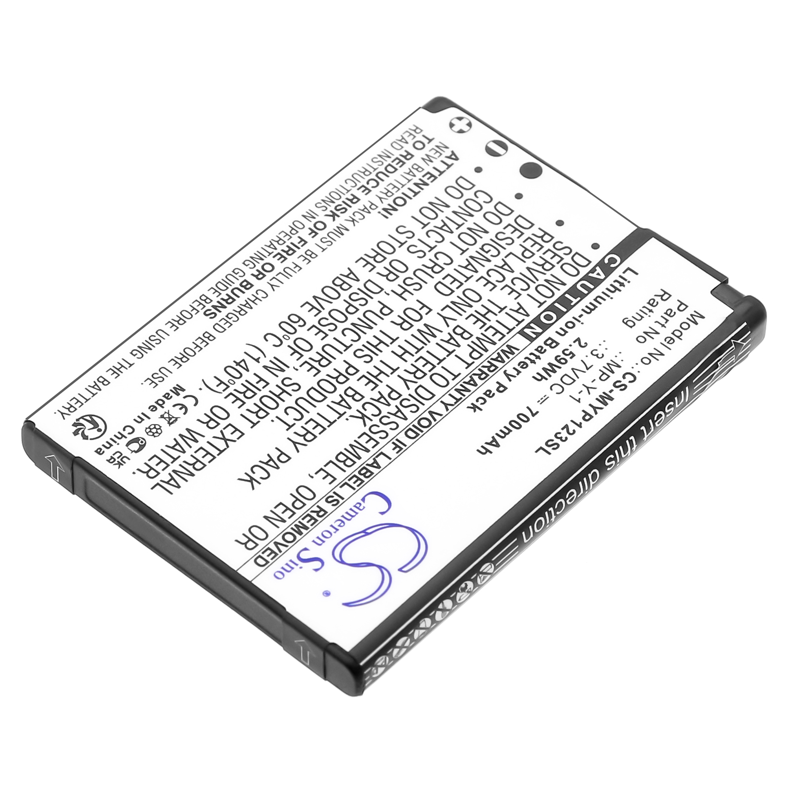 Акумулятор Myphone 1230 CS-MYP123SL - Зображення 2