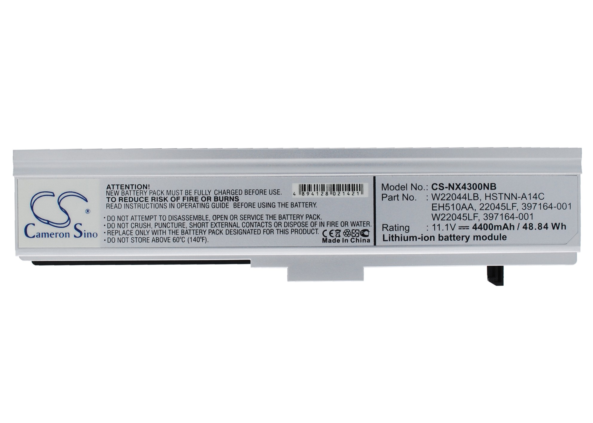 Акумулятор Compaq P-B1800, Presario B1800, Presario B1801TU, Presario B1802TU, Presario B1803TU, Presario B1804TU, Presario B1805TU, Presario B1806TU, Presario B1807TU, Presario B1808TU, Presario B1809TU, Presario B1810TU, Presario B1811TU, Presario