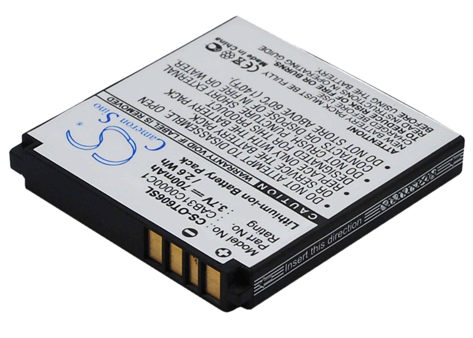 Акумулятор T-Mobile Spark CS-OT606SL - Зображення 2