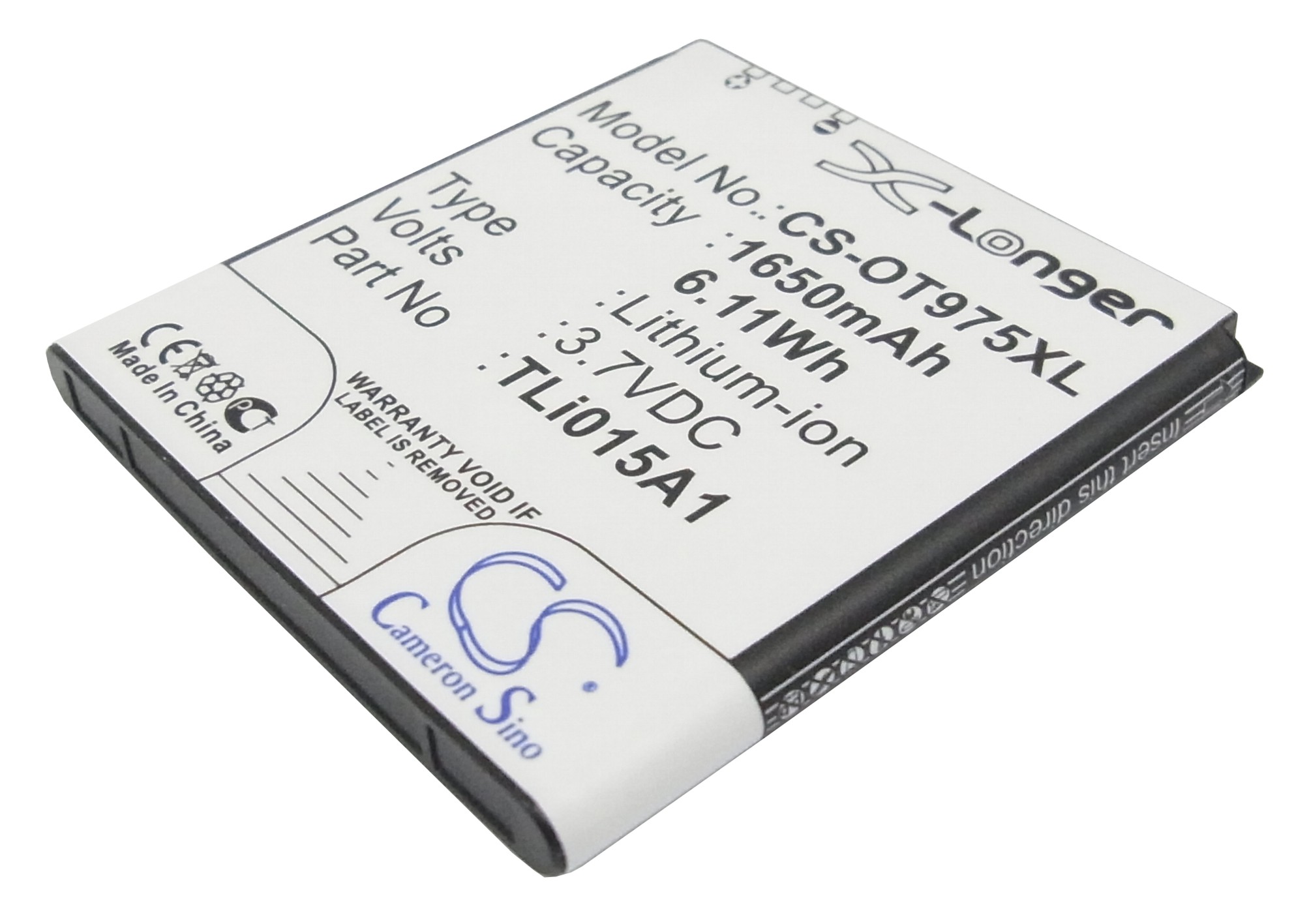 Акумулятор Alcatel One Touch 975, One Touch 975N, OT-975, OT-975N