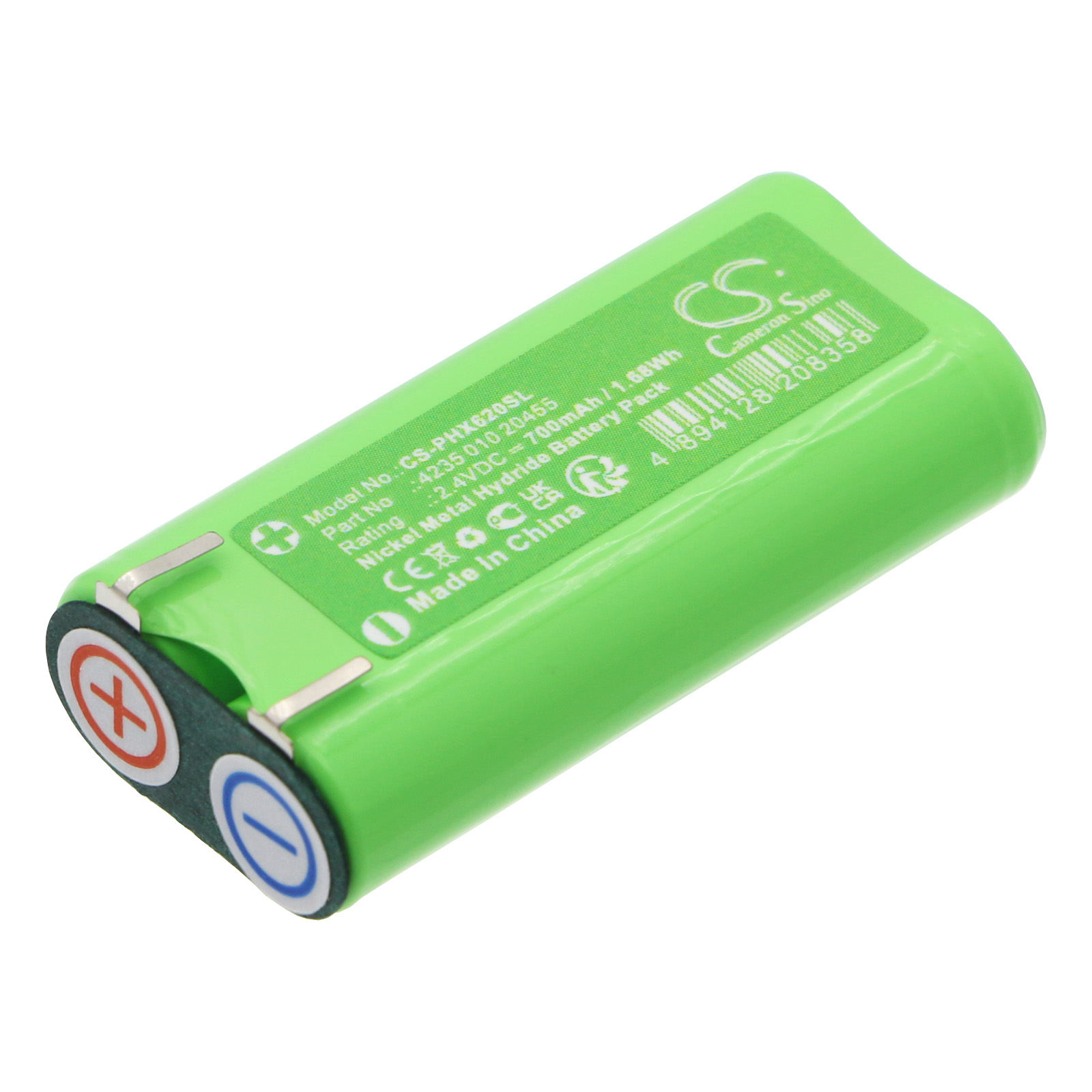 Акумулятор Philips 150923, HX6210, HX6211, HX6212, HX6213, HX6215, HX6220, HX6223, HX6225, HX6230, HX6231, HX6232, HX6234, HX6235, HX6240, HX6252, HX6253, HX6254, HX6263, HX6275, Norelco BG2040/34, Norelco BodyGroom 7100, Norelco PG350, Norelco