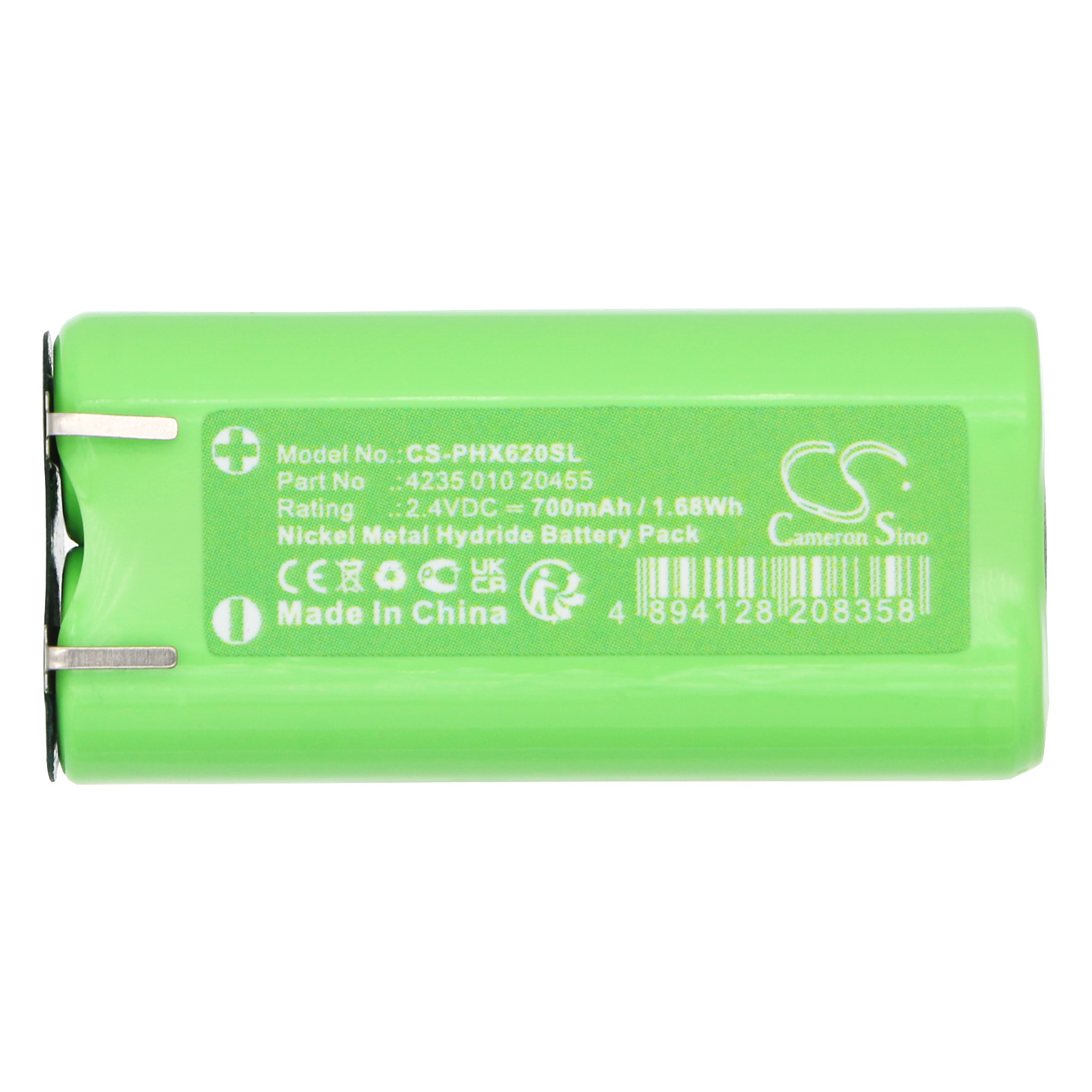 Акумулятор Philips 150923, HX6210, HX6211, HX6212, HX6213, HX6215, HX6220, HX6223, HX6225, HX6230, HX6231, HX6232, HX6234, HX6235, HX6240, HX6252, HX6253, HX6254, HX6263, HX6275, Norelco BG2040/34, Norelco BodyGroom 7100, Norelco PG350, Norelco - Зображення 3