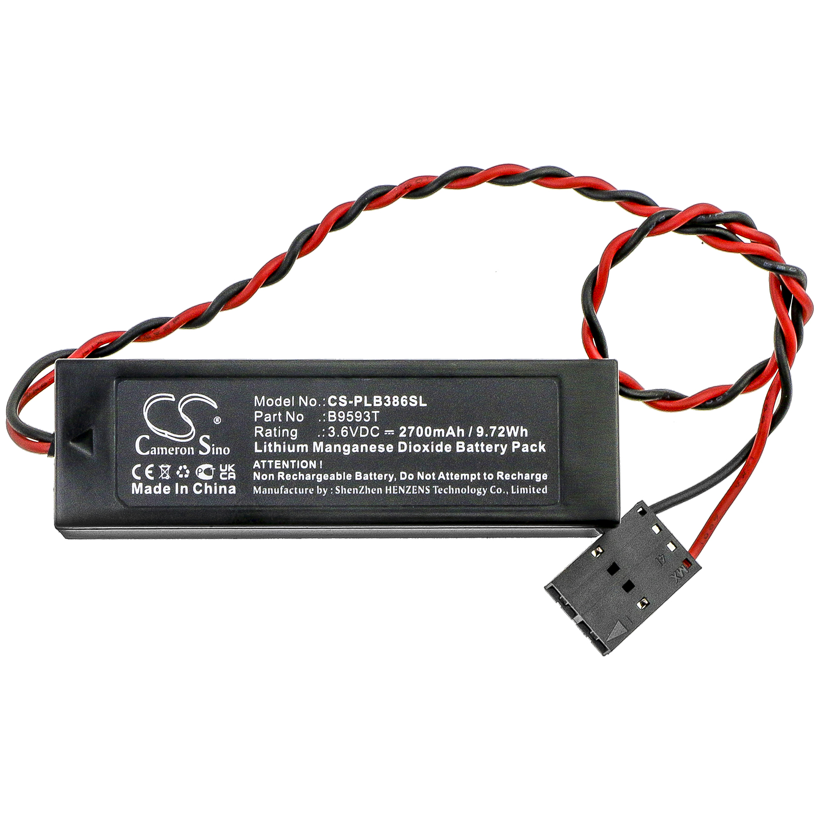 Акумулятор Compudyne 486DX33, 4DX266, 4SX25 CS-PLB386SL - Зображення 3