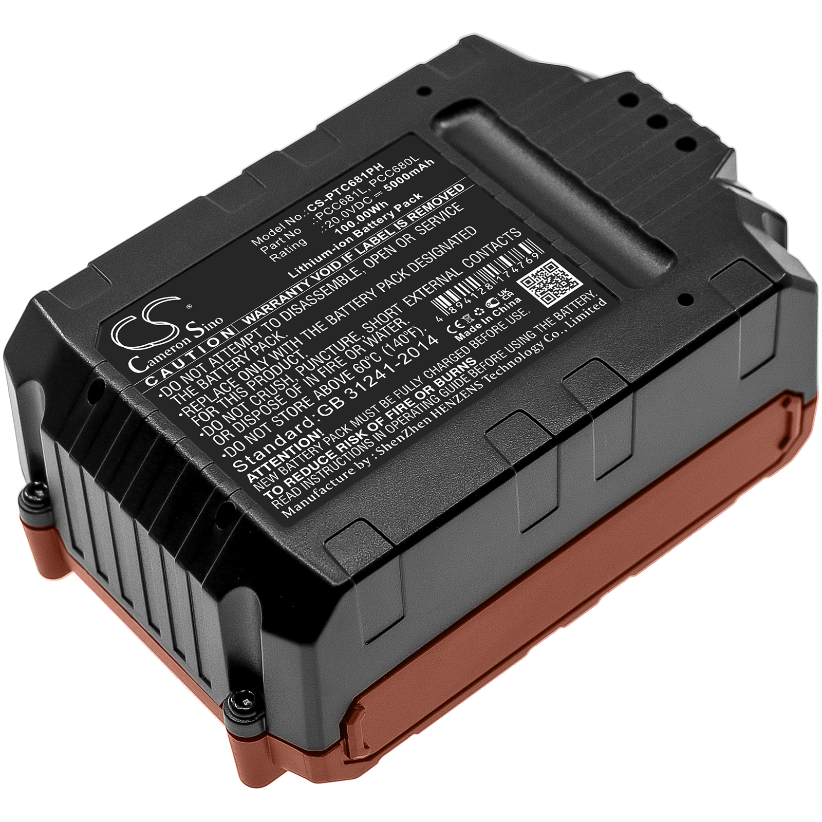 Акумулятор Black & Decker ASD18 Typ 1, ASD18 Typ 2, ASD184 Typ 1, ASD184 Typ 2, ASL186 H1, ASL186K, ASL188 H1, ASL188K, BCD001 H1, BCD001 H2, BCD002 H1, BCD002 H2, BCD003 Typ 1, BCD700S H1, BDASB18 H1, BDC120VA100, BDCCS18 Typ 1, BDCD18H1, BDCDC18 - Зображення 3